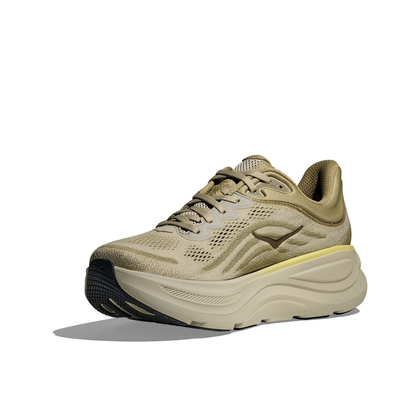 Hoka Bondi 9 Running Shoe ¨C Men's - Stucco/Grout/Black/Black/Black/White/Cosmic Grey/Ultramarine/Drizzle/Downpour/Frost/Pale