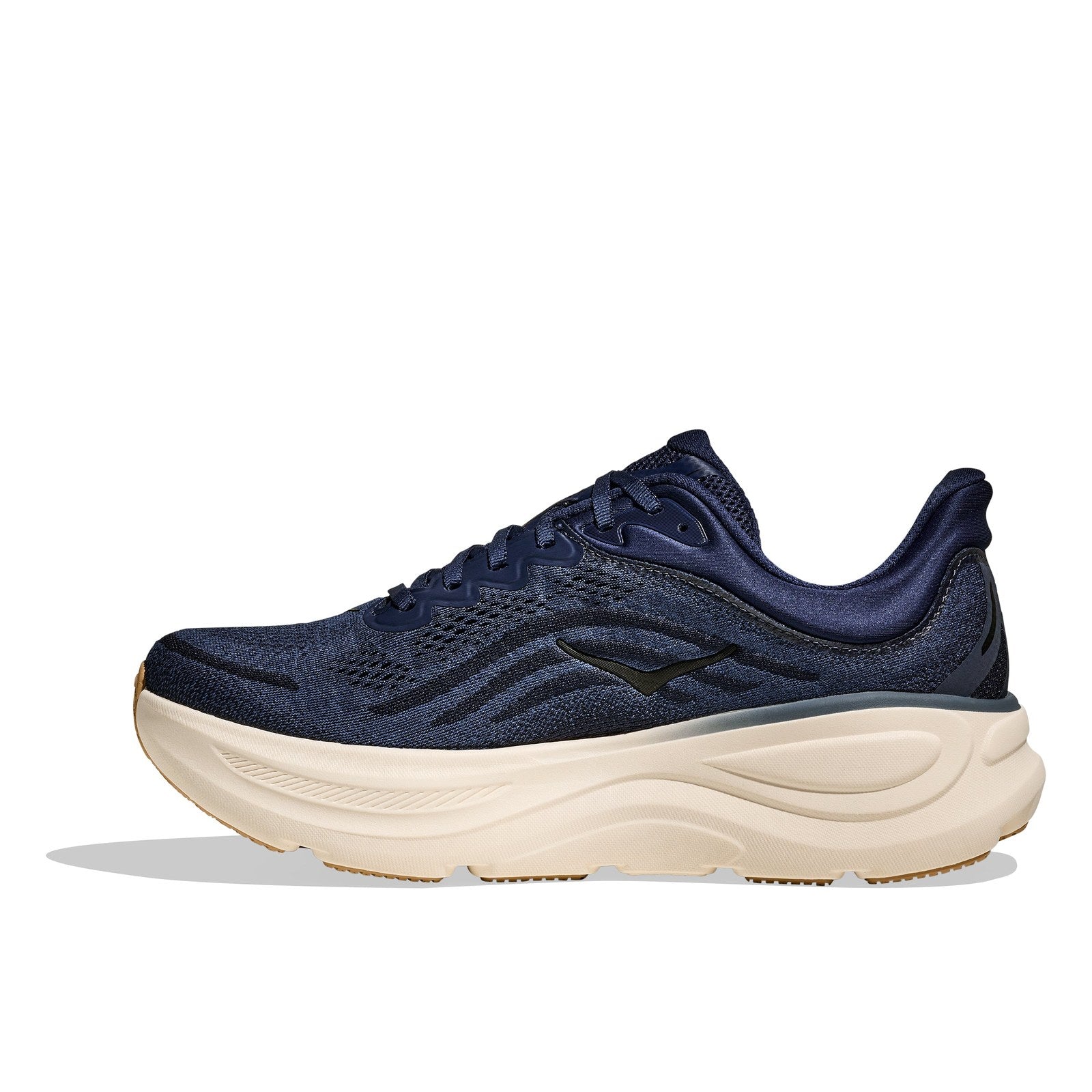 Hoka Bondi 9 Running Shoe ¨C Men's - Stucco/Grout/Black/Black/Black/White/Cosmic Grey/Ultramarine/Drizzle/Downpour/Frost/Pale