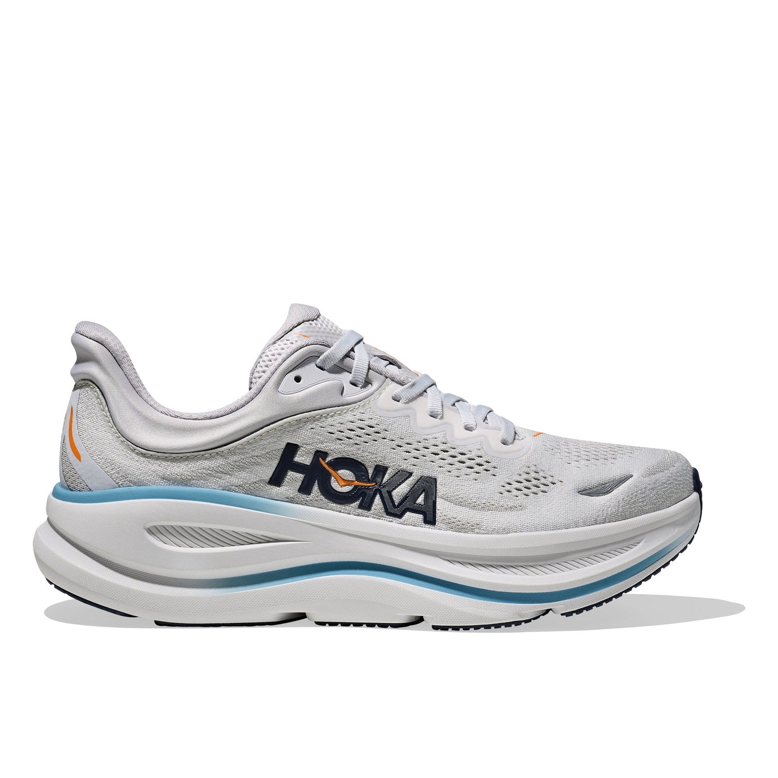 Hoka Bondi 9 Running Shoe ¨C Men's - Stucco/Grout/Black/Black/Black/White/Cosmic Grey/Ultramarine/Drizzle/Downpour/Frost/Pale