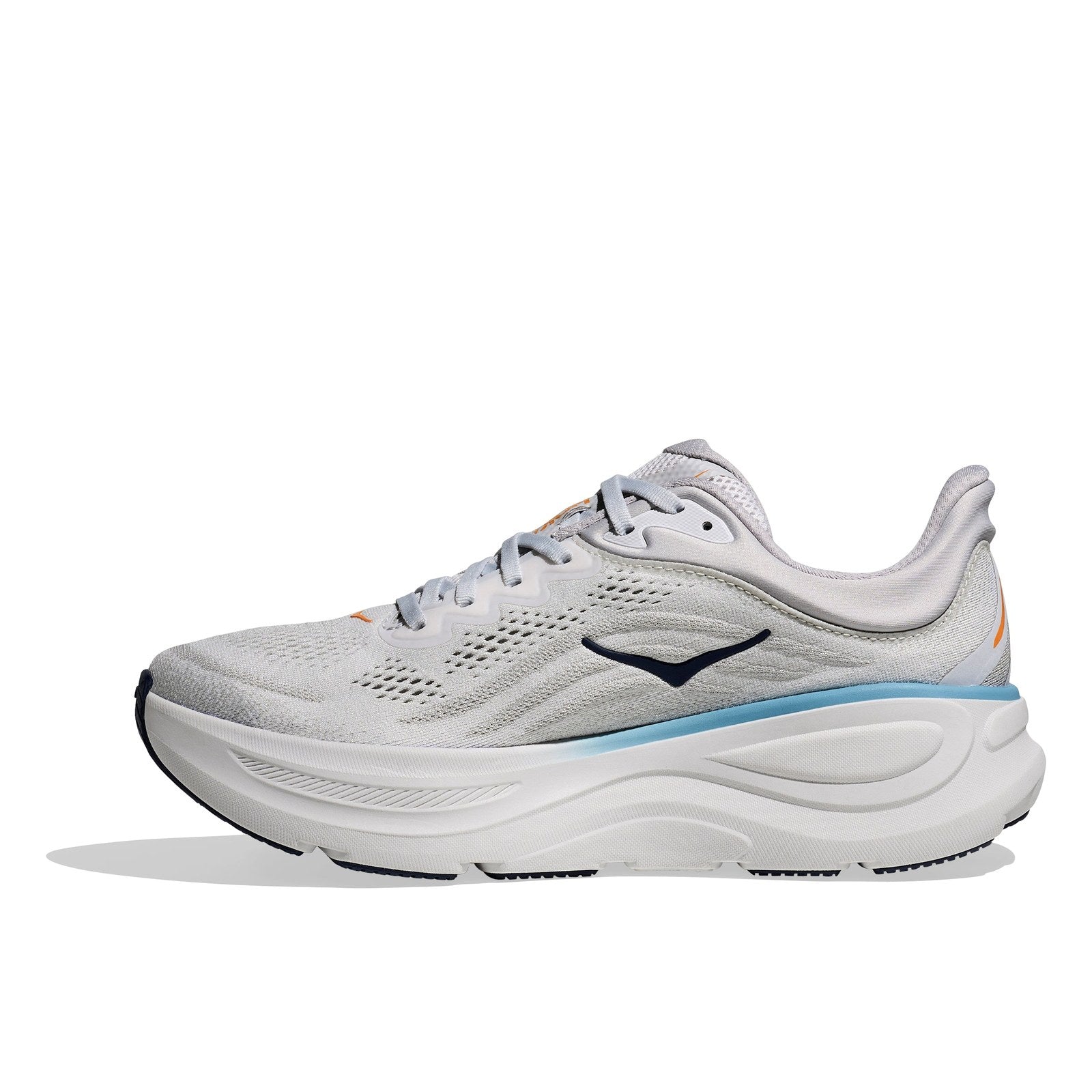 Hoka Bondi 9 Running Shoe ¨C Men's - Stucco/Grout/Black/Black/Black/White/Cosmic Grey/Ultramarine/Drizzle/Downpour/Frost/Pale