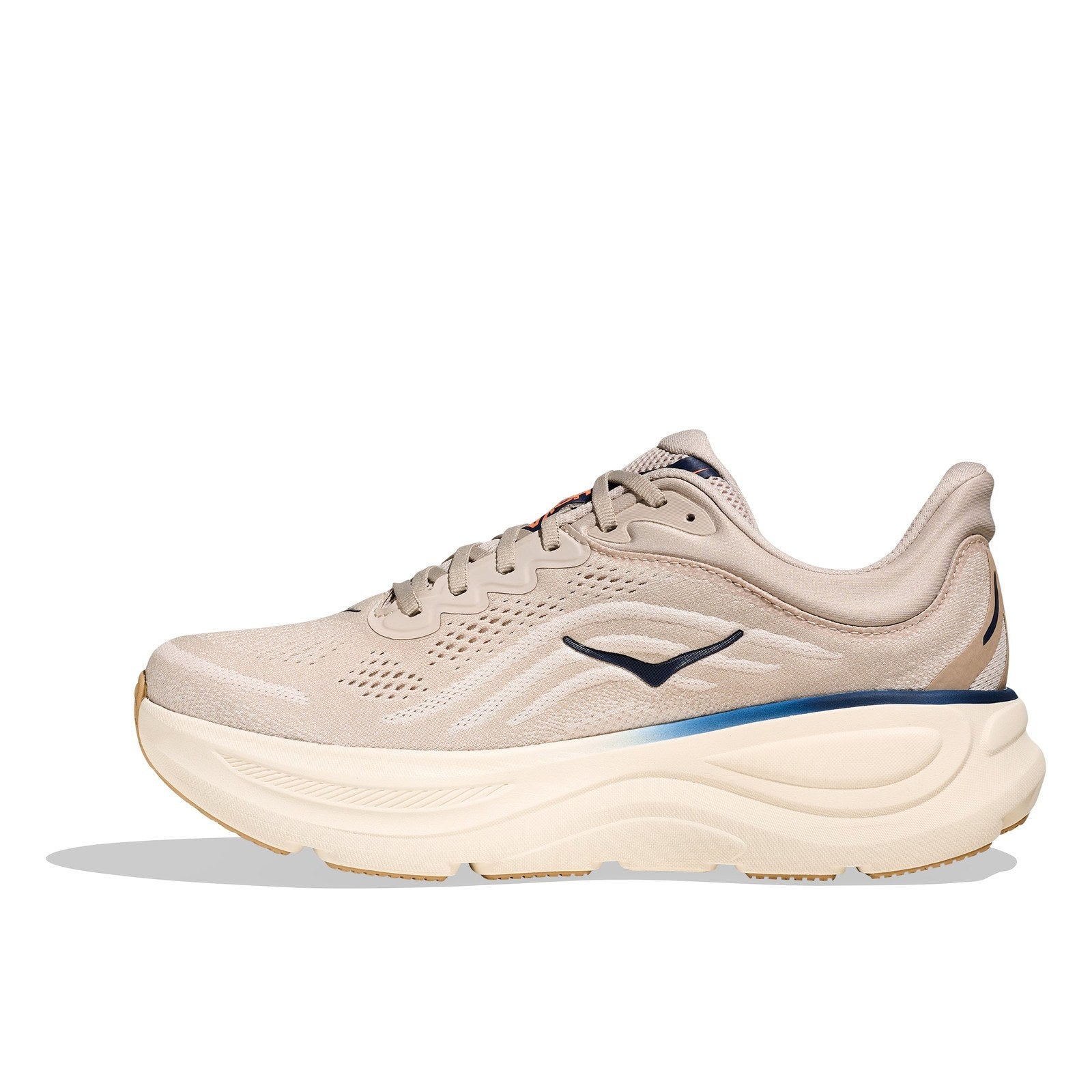 Hoka Bondi 9 Running Shoe ¨C Men's - Stucco/Grout/Black/Black/Black/White/Cosmic Grey/Ultramarine/Drizzle/Downpour/Frost/Pale