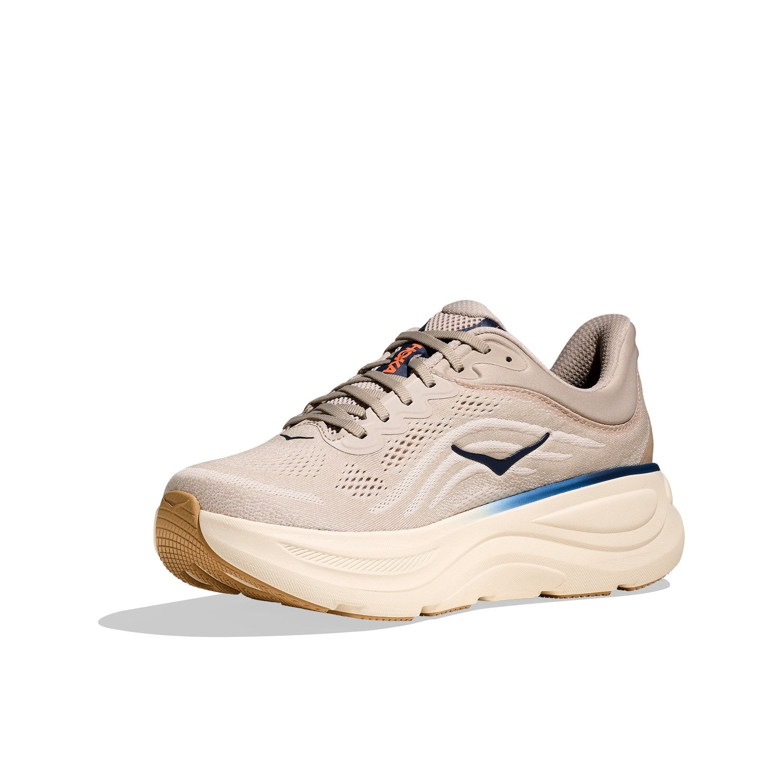 Hoka Bondi 9 Running Shoe ¨C Men's - Stucco/Grout/Black/Black/Black/White/Cosmic Grey/Ultramarine/Drizzle/Downpour/Frost/Pale