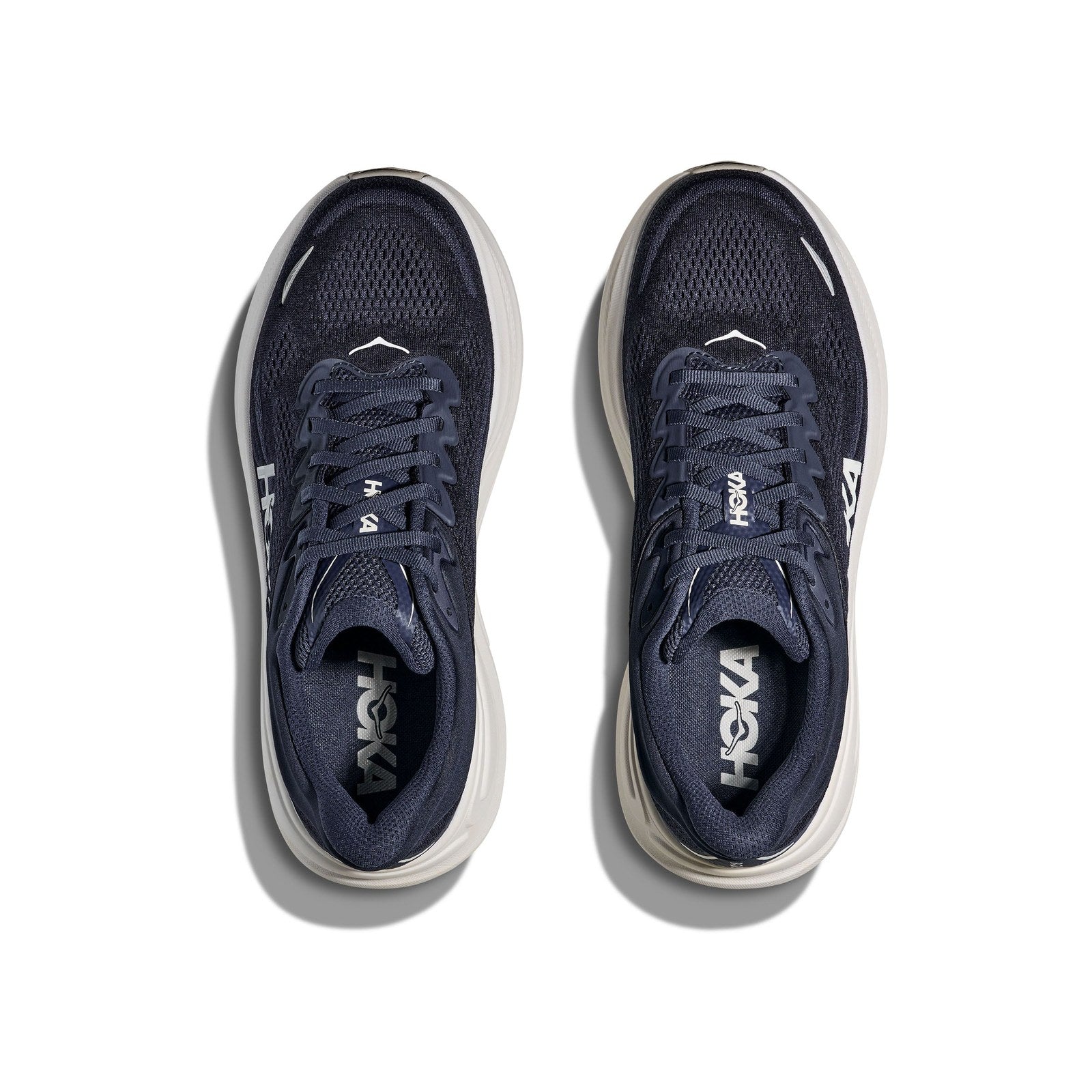 Hoka Bondi 9 Running Shoe ¨C Men's - Stucco/Grout/Black/Black/Black/White/Cosmic Grey/Ultramarine/Drizzle/Downpour/Frost/Pale