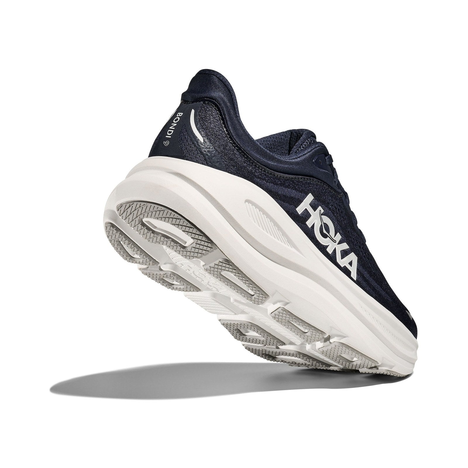 Hoka Bondi 9 Running Shoe ¨C Men's - Stucco/Grout/Black/Black/Black/White/Cosmic Grey/Ultramarine/Drizzle/Downpour/Frost/Pale