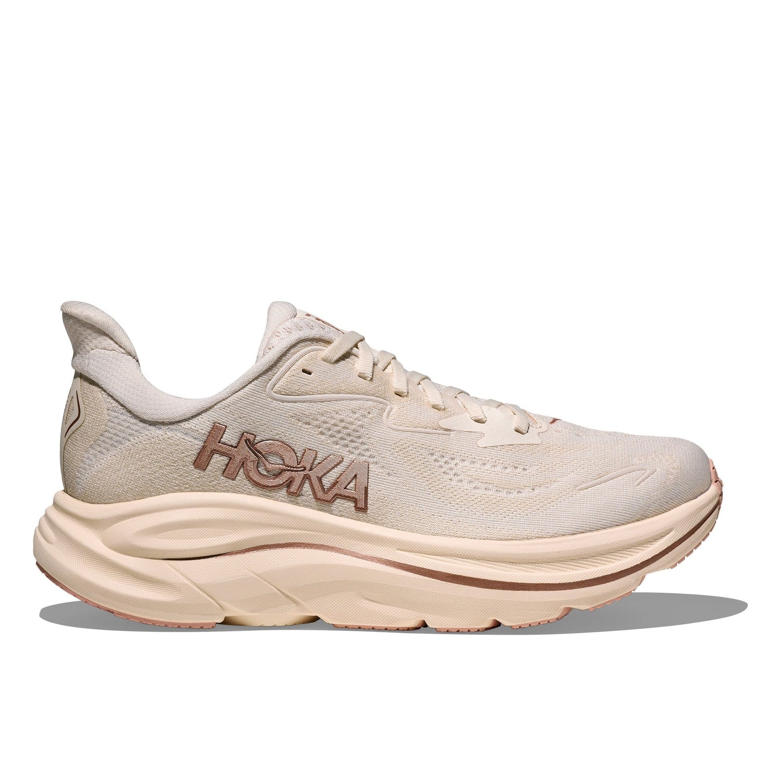 Hoka Clifton 10 Running Shoe ¨C Women's - Alabaster/Rose Gold/Birch/Alabaster/Black/Black/Black/Rose Gold/Black/White/Blush/R