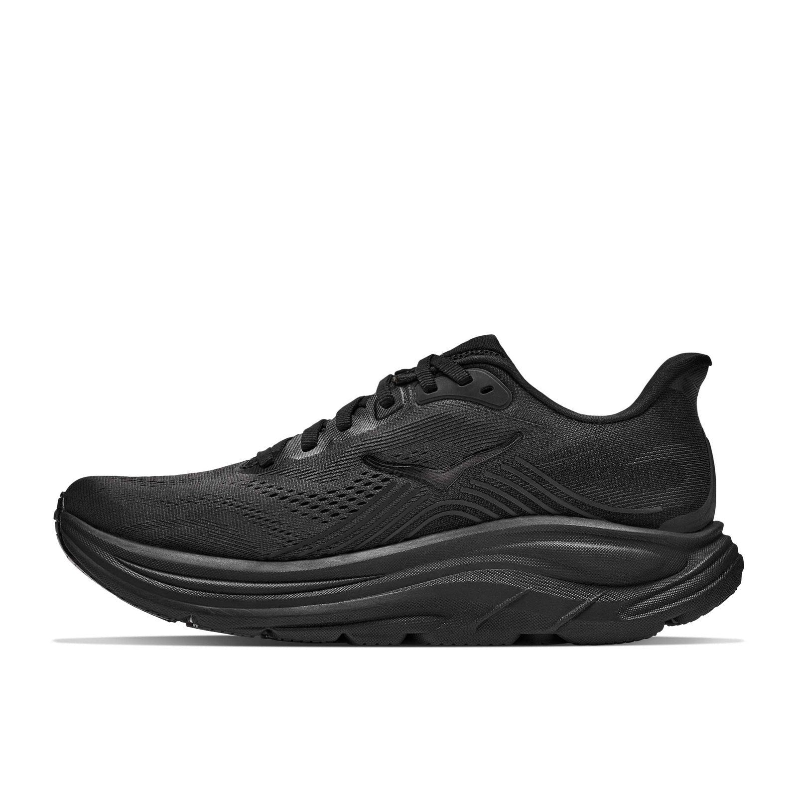 Hoka Clifton 11 Running Shoe ¨C Men's - Galactic Grey/Stellar Grey/Black/Black/Black/White - 5