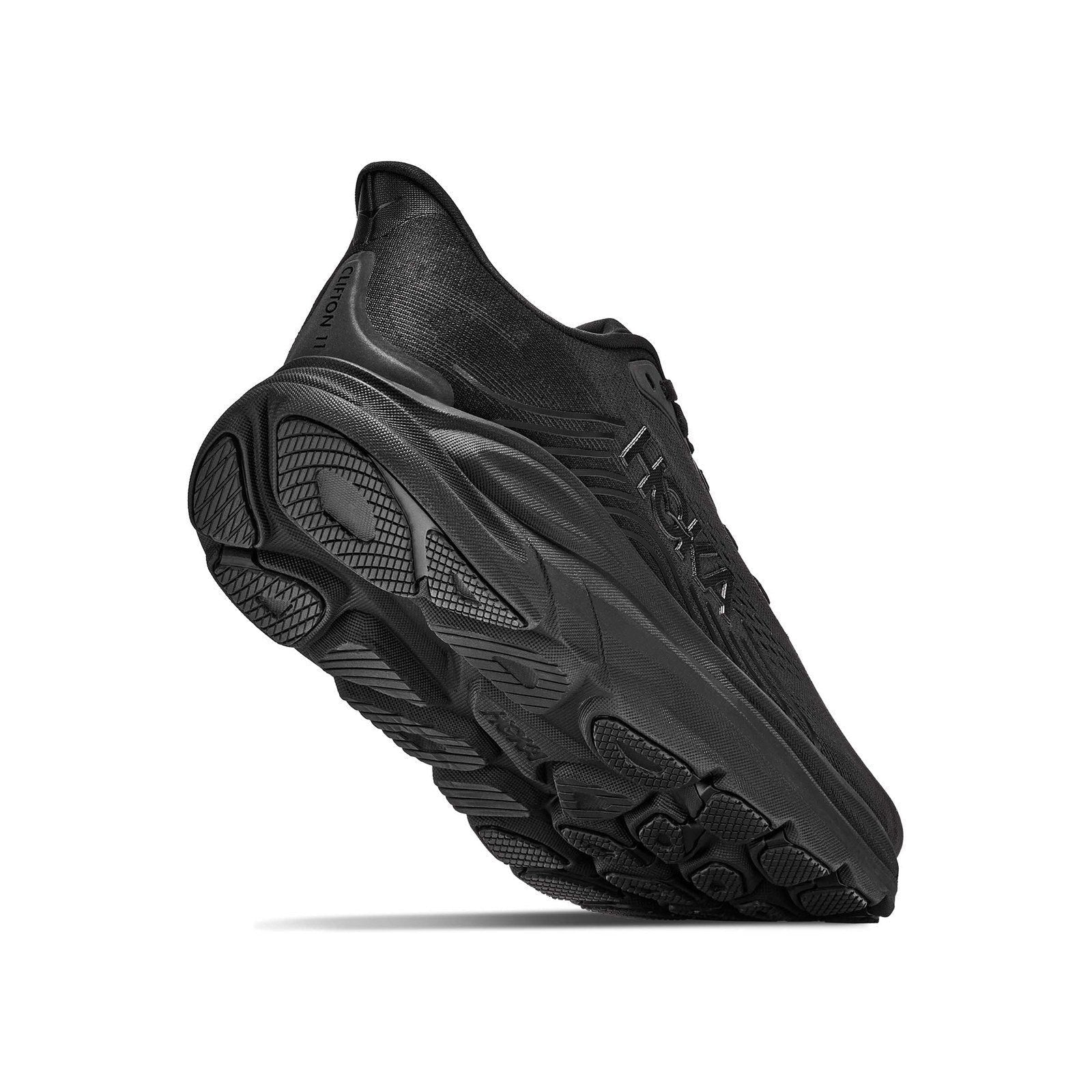 Hoka Clifton 11 Running Shoe ¨C Men's - Galactic Grey/Stellar Grey/Black/Black/Black/White - 7