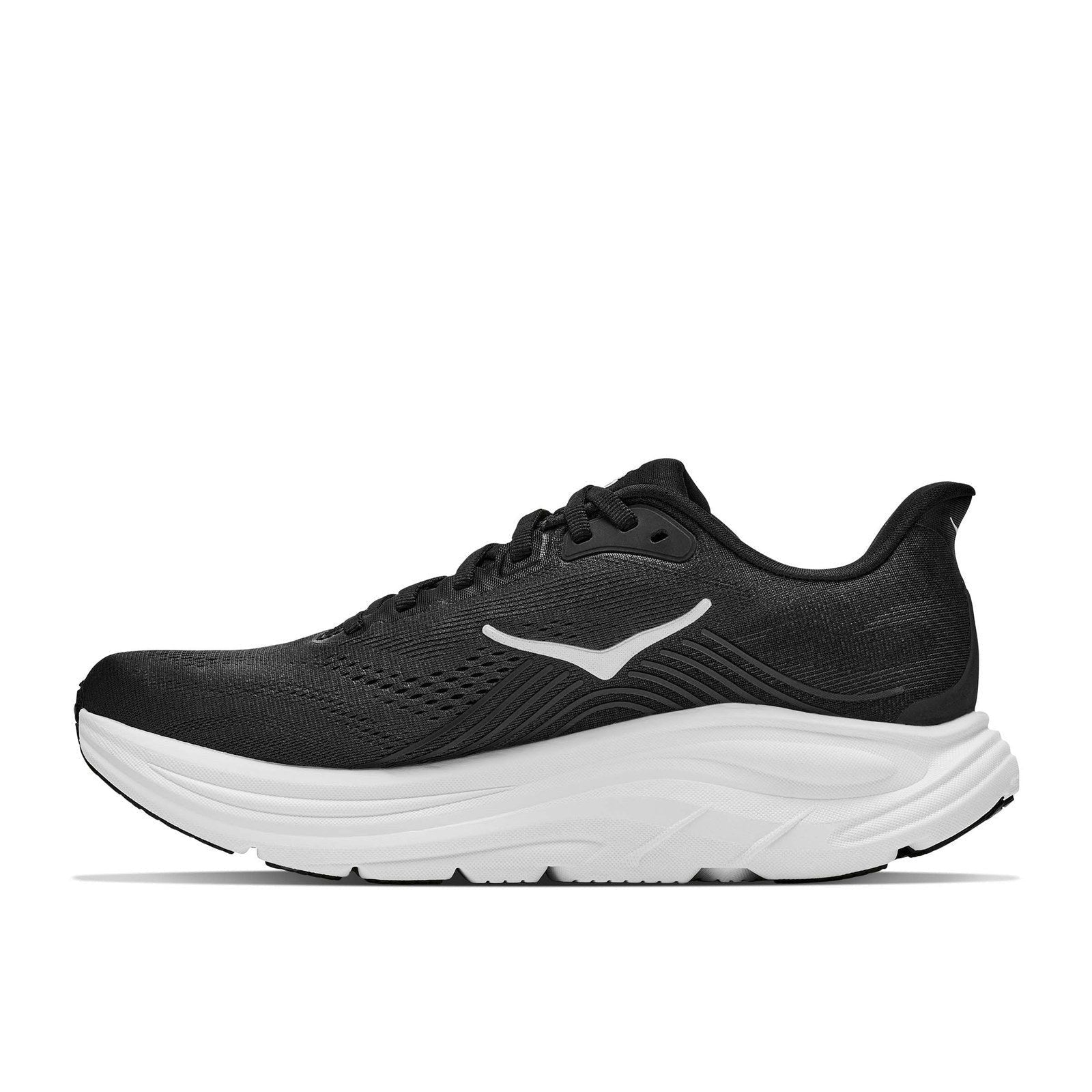 Hoka Clifton 11 Running Shoe ¨C Men's - Galactic Grey/Stellar Grey/Black/Black/Black/White - 10