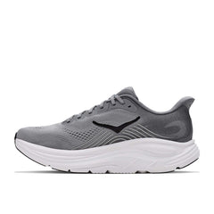 Hoka Clifton 11 Running Shoe ¨C Men's - Galactic Grey/Stellar Grey/Black/Black/Black/White - 2