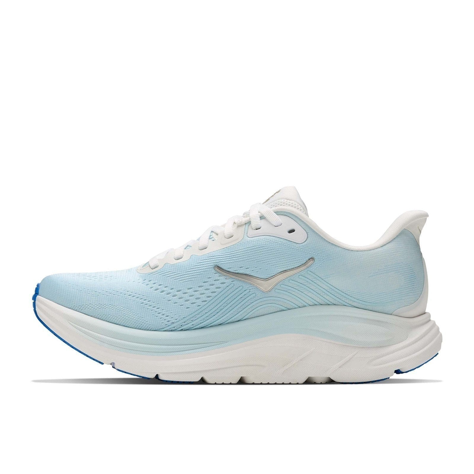 Hoka Clifton 11 Running Shoe ¨C Women's - Frost/Glimmering Blue/Alabaster/Oat Milk/Black/White/Rose Cream/Dewy Pink/Pink Opal