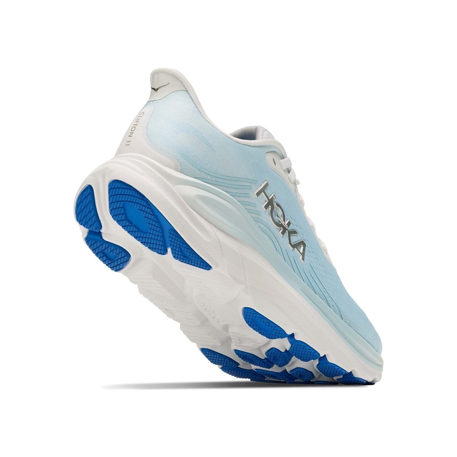 Hoka Clifton 11 Running Shoe ¨C Women's - Frost/Glimmering Blue/Alabaster/Oat Milk/Black/White/Rose Cream/Dewy Pink/Pink Opal