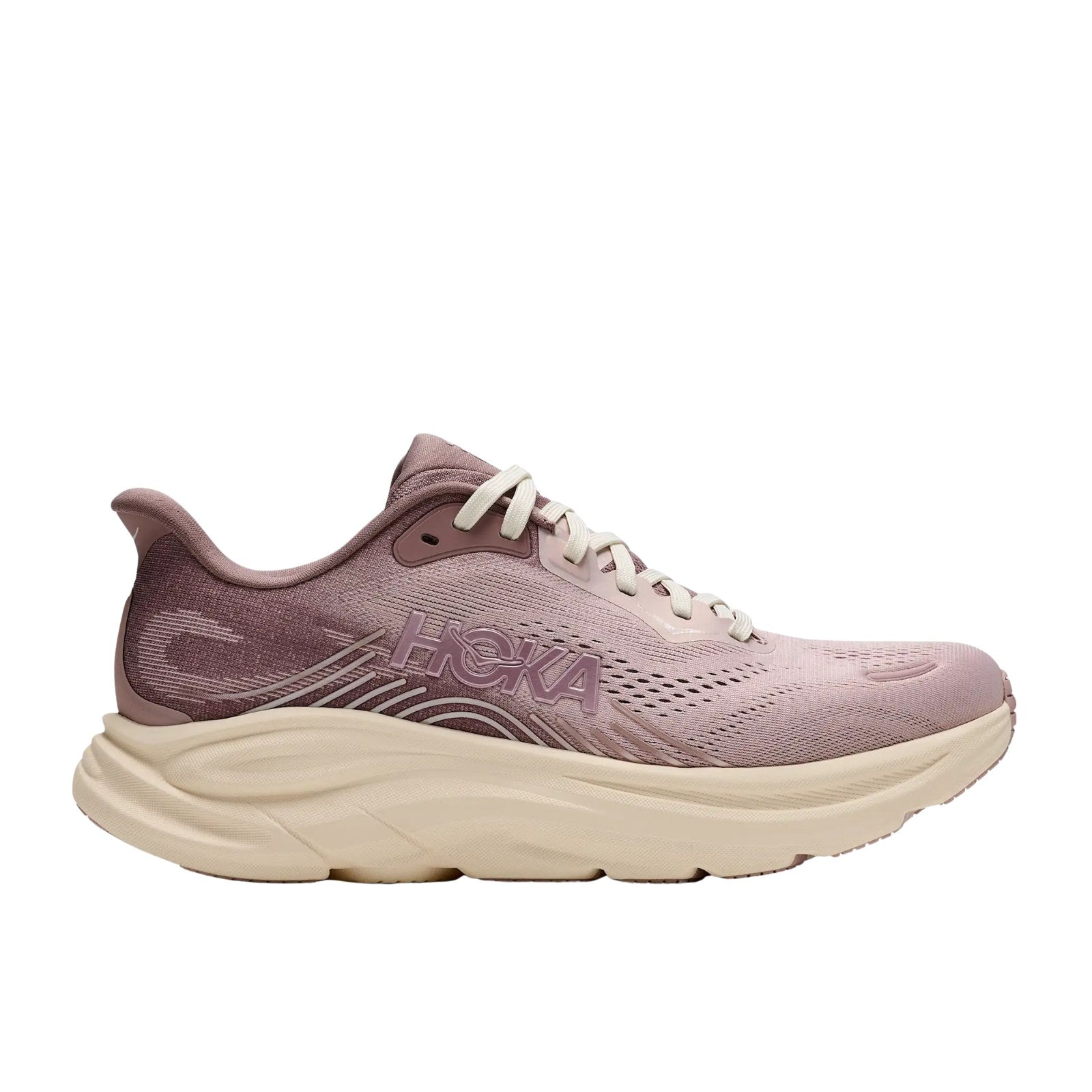 Hoka Clifton 11 Running Shoe ¨C Women's - Frost/Glimmering Blue/Alabaster/Oat Milk/Black/White/Rose Cream/Dewy Pink/Pink Opal