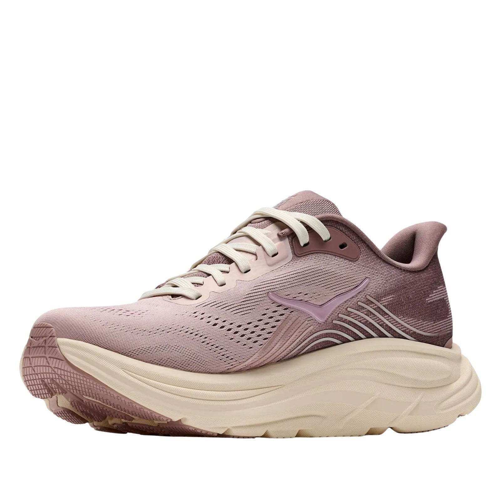Hoka Clifton 11 Running Shoe ¨C Women's - Frost/Glimmering Blue/Alabaster/Oat Milk/Black/White/Rose Cream/Dewy Pink/Pink Opal