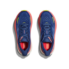 Hoka Clifton 9 Running Shoe - Women's - Evening Sky/Coral/Frost/Rose Gold/Sunlit Ocean/Lilac Mist/Gull/Sea Ice/Oak/Alabaster 