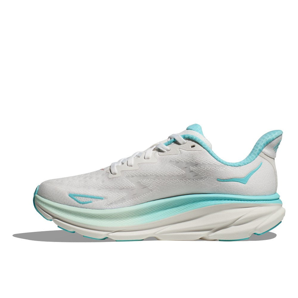Hoka Clifton 9 Running Shoe - Women's - Evening Sky/Coral/Frost/Rose Gold/Sunlit Ocean/Lilac Mist/Gull/Sea Ice/Oak/Alabaster 