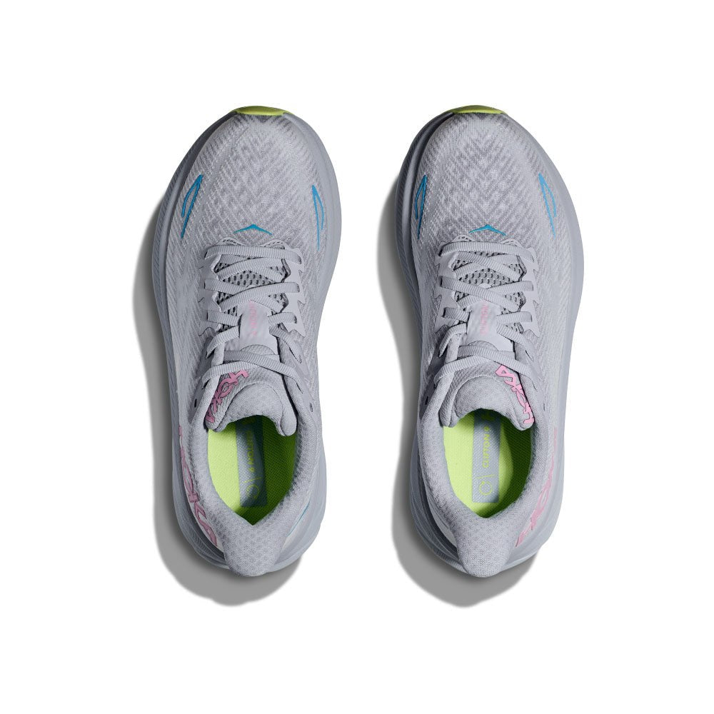 Hoka Clifton 9 Running Shoe - Women's - Evening Sky/Coral/Frost/Rose Gold/Sunlit Ocean/Lilac Mist/Gull/Sea Ice/Oak/Alabaster 