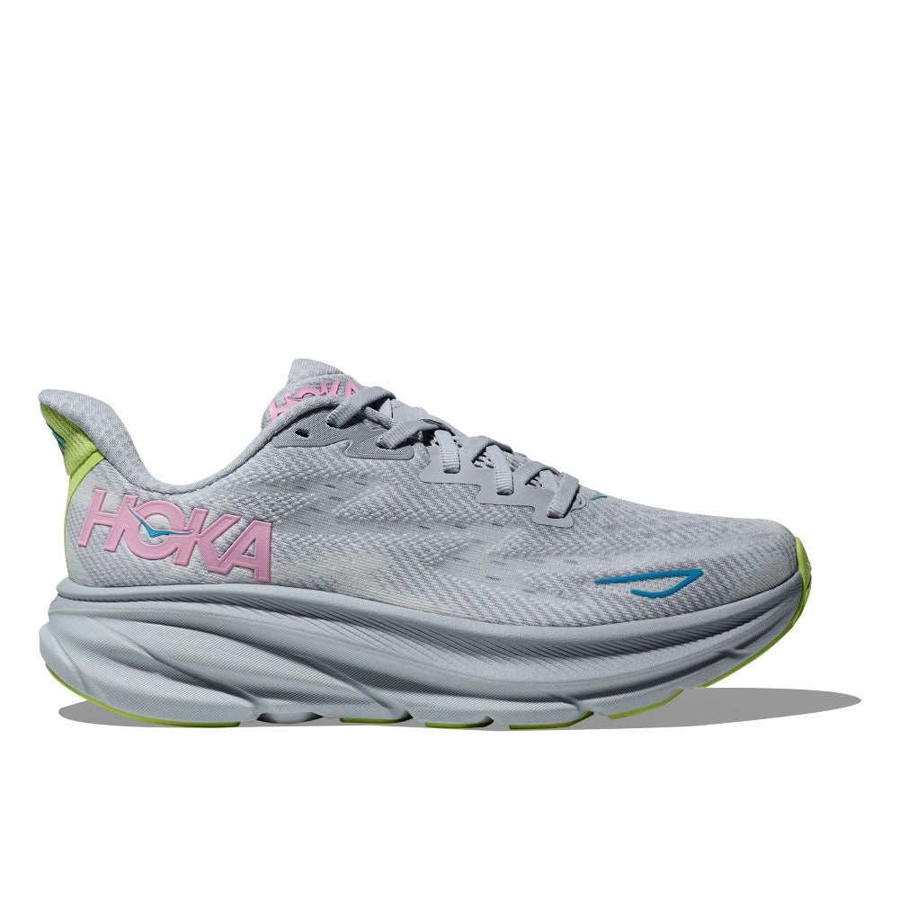 Hoka Clifton 9 Running Shoe - Women's - Evening Sky/Coral/Frost/Rose Gold/Sunlit Ocean/Lilac Mist/Gull/Sea Ice/Oak/Alabaster 