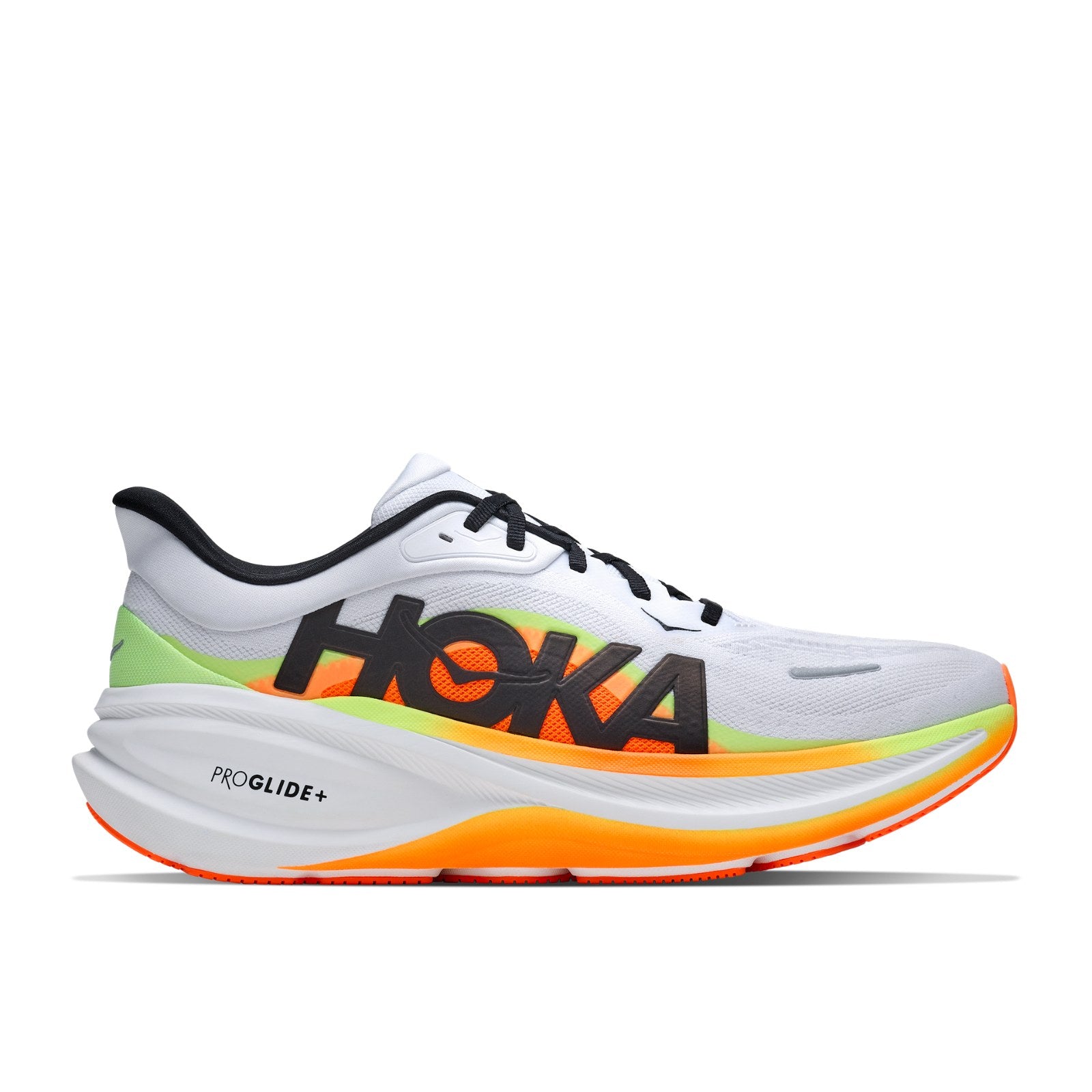 Hoka Clifton Pro Running Shoe ¨C Men's - Black/Cosmic Grey/Cosmic Gray/Black/Cosmic Grey/Black/Varsity Navy/Soft Covalt - 8