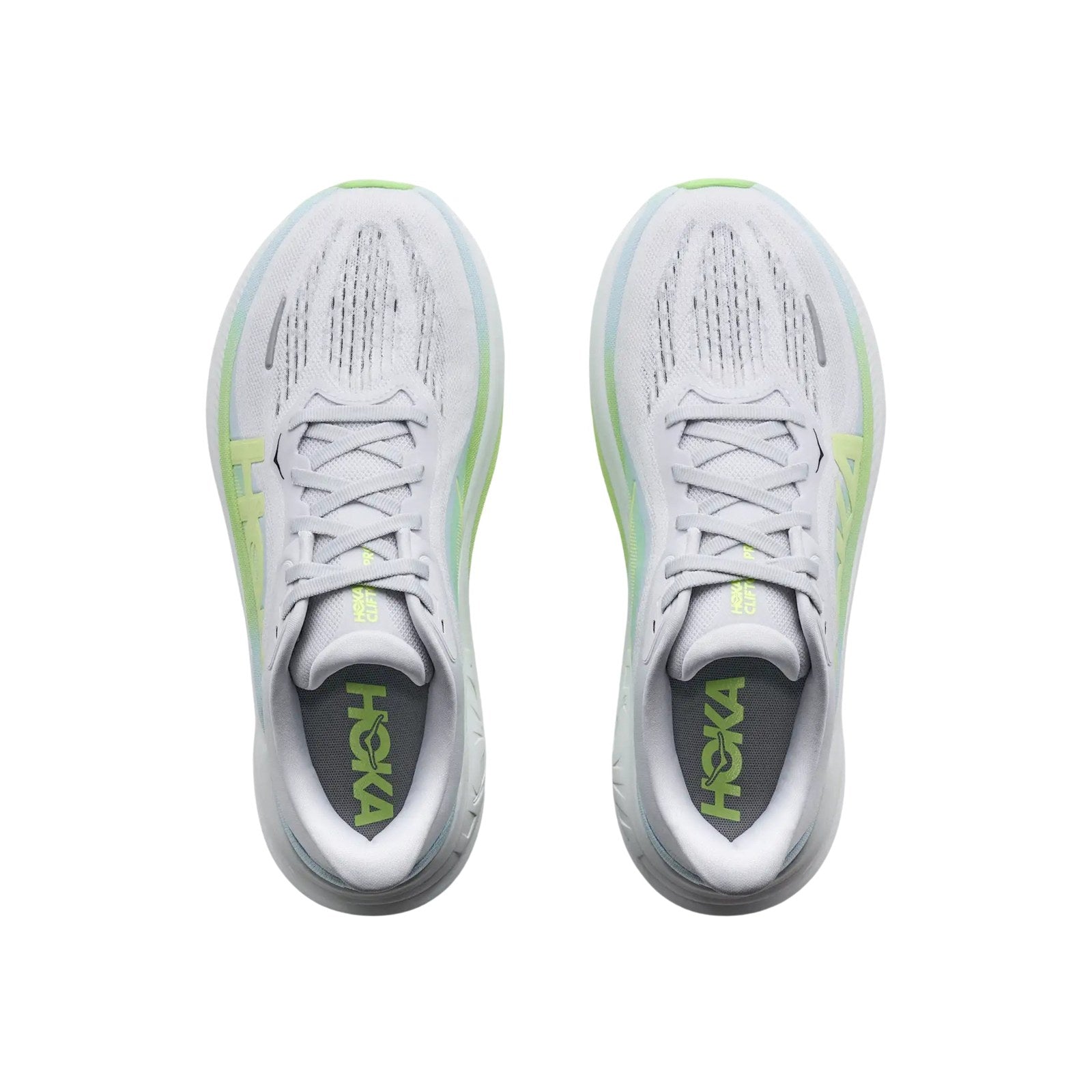 Hoka Clifton Pro Running Shoe ¨C Women's - Black/Cosmic Grey/Cosmic Grey/Neon Yuzu - 9