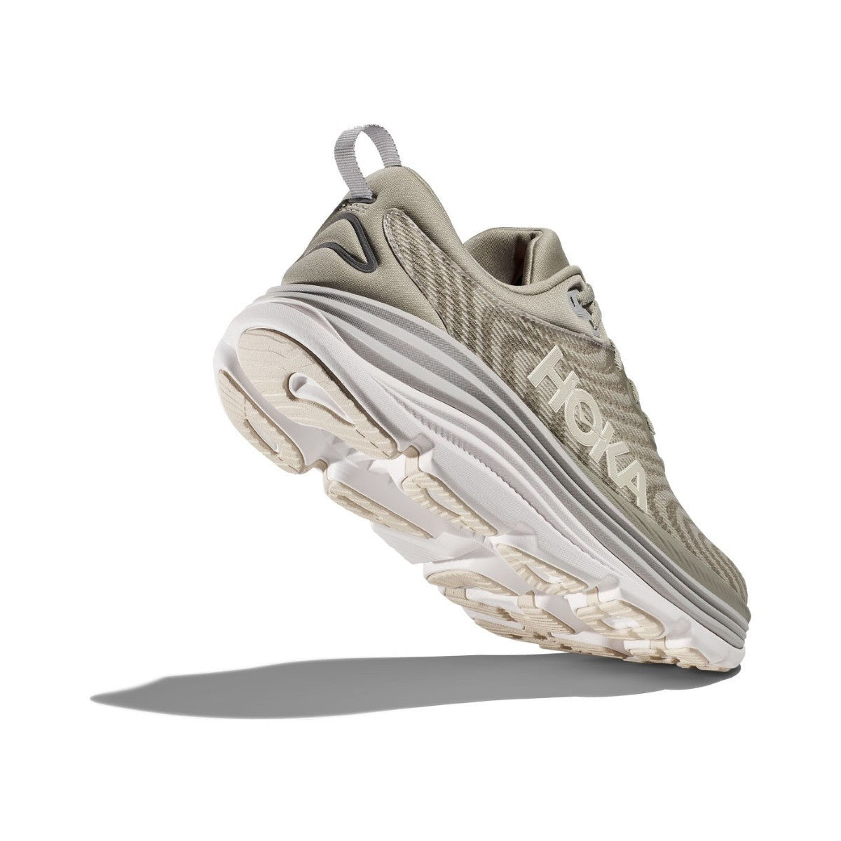 Hoka Gaviota 5 Running Shoe - Men's - Barley/Oat Milk/Bellwether Blue/Evening Sky/Black/Electric Cobalt/Black/White/Downpour/