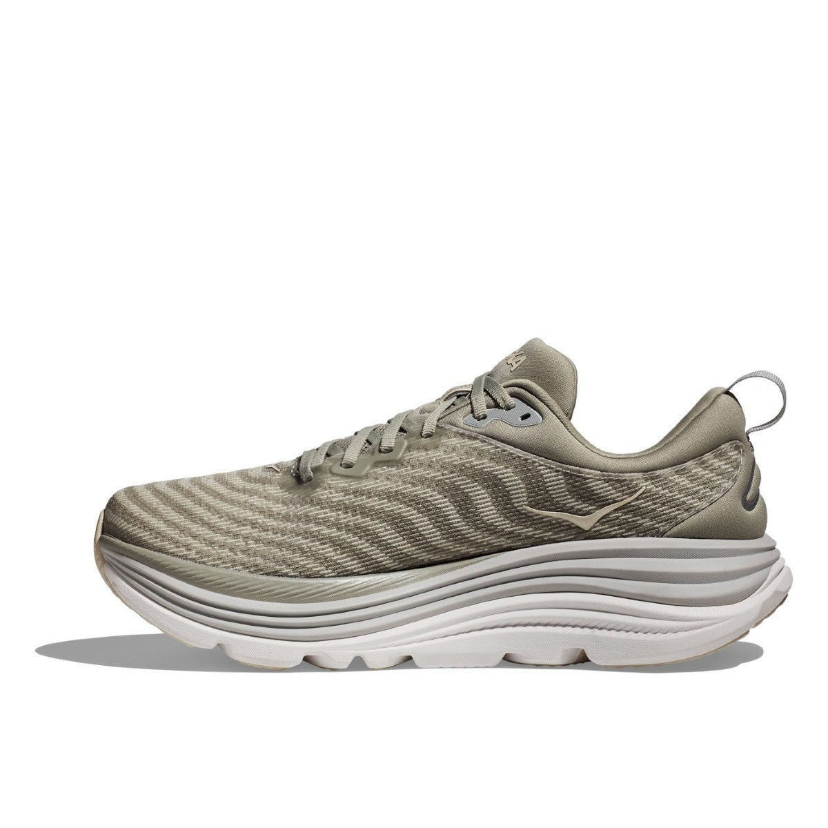 Hoka Gaviota 5 Running Shoe - Men's - Barley/Oat Milk/Bellwether Blue/Evening Sky/Black/Electric Cobalt/Black/White/Downpour/