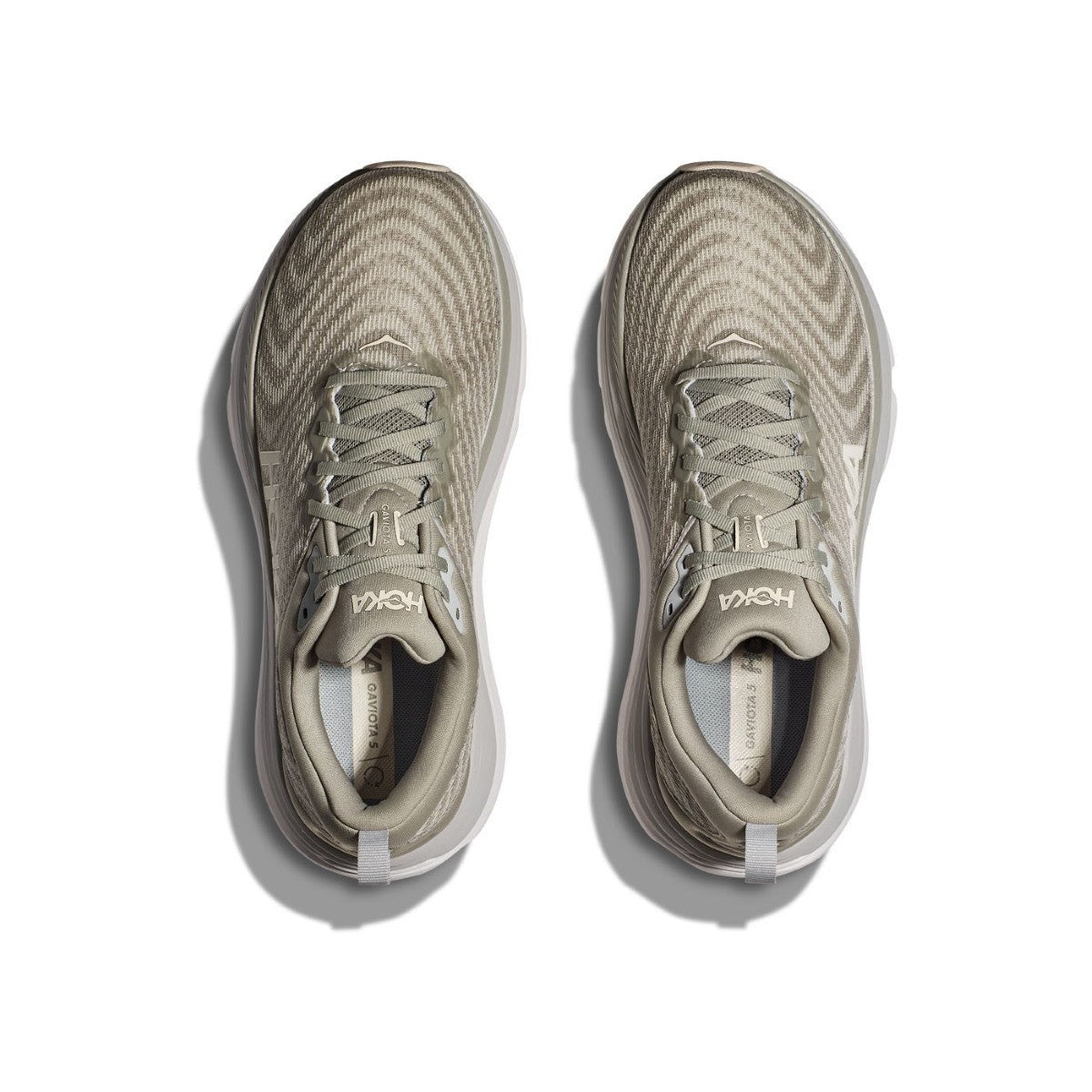 Hoka Gaviota 5 Running Shoe - Men's - Barley/Oat Milk/Bellwether Blue/Evening Sky/Black/Electric Cobalt/Black/White/Downpour/