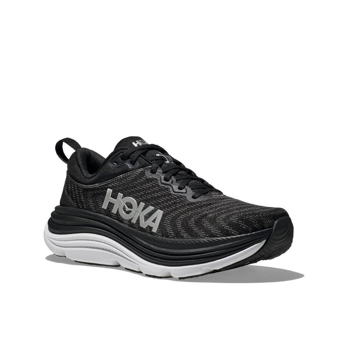 Hoka Gaviota 5 Running Shoe - Men's - Barley/Oat Milk/Bellwether Blue/Evening Sky/Black/Electric Cobalt/Black/White/Downpour/