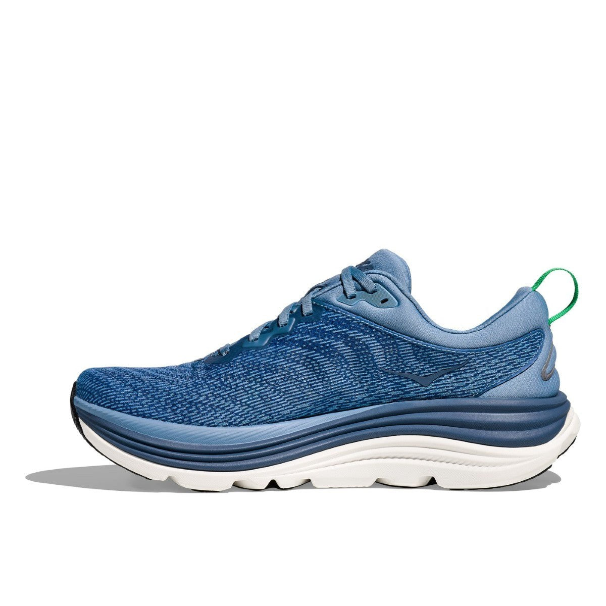 Hoka Gaviota 5 Running Shoe - Men's - Barley/Oat Milk/Bellwether Blue/Evening Sky/Black/Electric Cobalt/Black/White/Downpour/