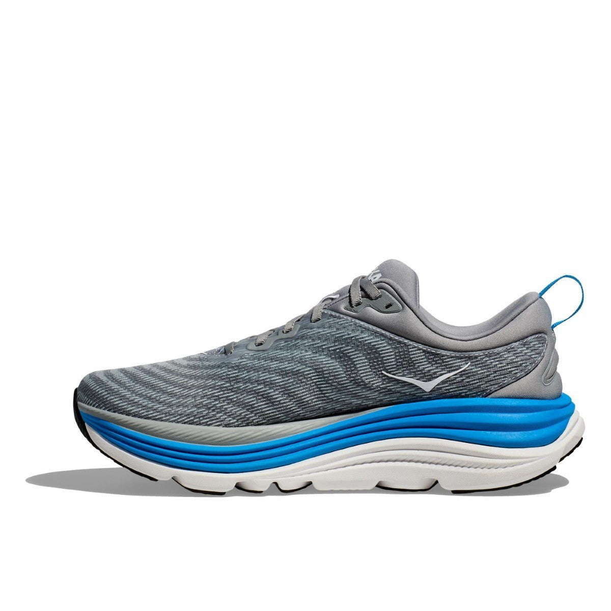 Hoka Gaviota 5 Running Shoe - Men's - Barley/Oat Milk/Bellwether Blue/Evening Sky/Black/Electric Cobalt/Black/White/Downpour/