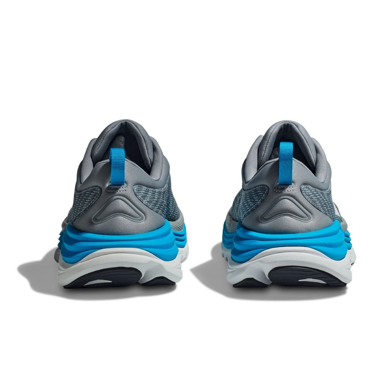 Hoka Gaviota 5 Running Shoe - Men's - Barley/Oat Milk/Bellwether Blue/Evening Sky/Black/Electric Cobalt/Black/White/Downpour/