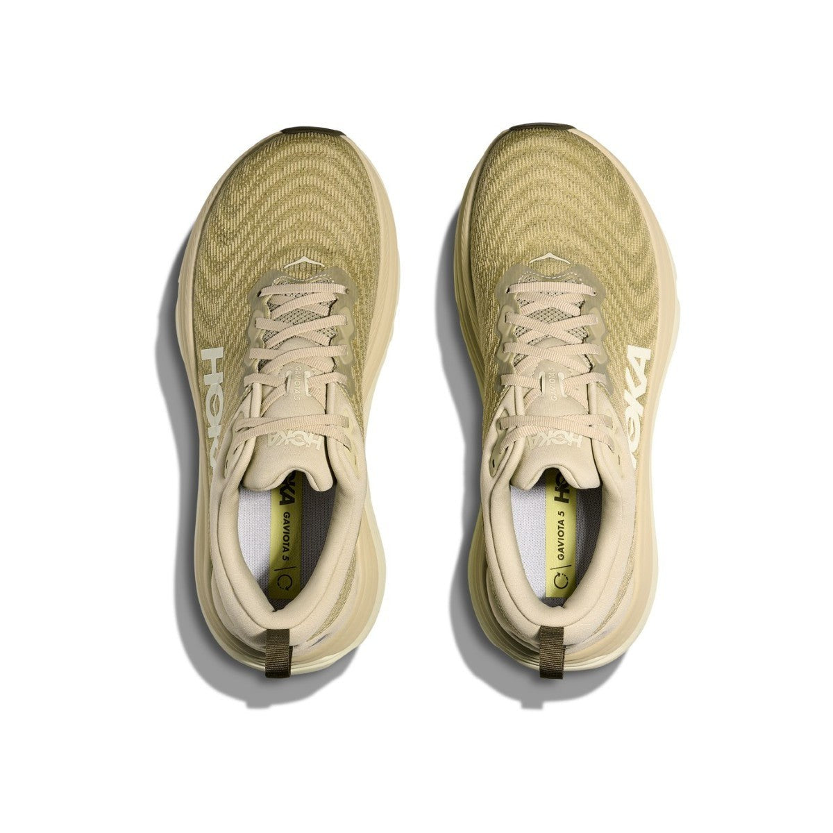 Hoka Gaviota 5 Running Shoe - Men's - Barley/Oat Milk/Bellwether Blue/Evening Sky/Black/Electric Cobalt/Black/White/Downpour/