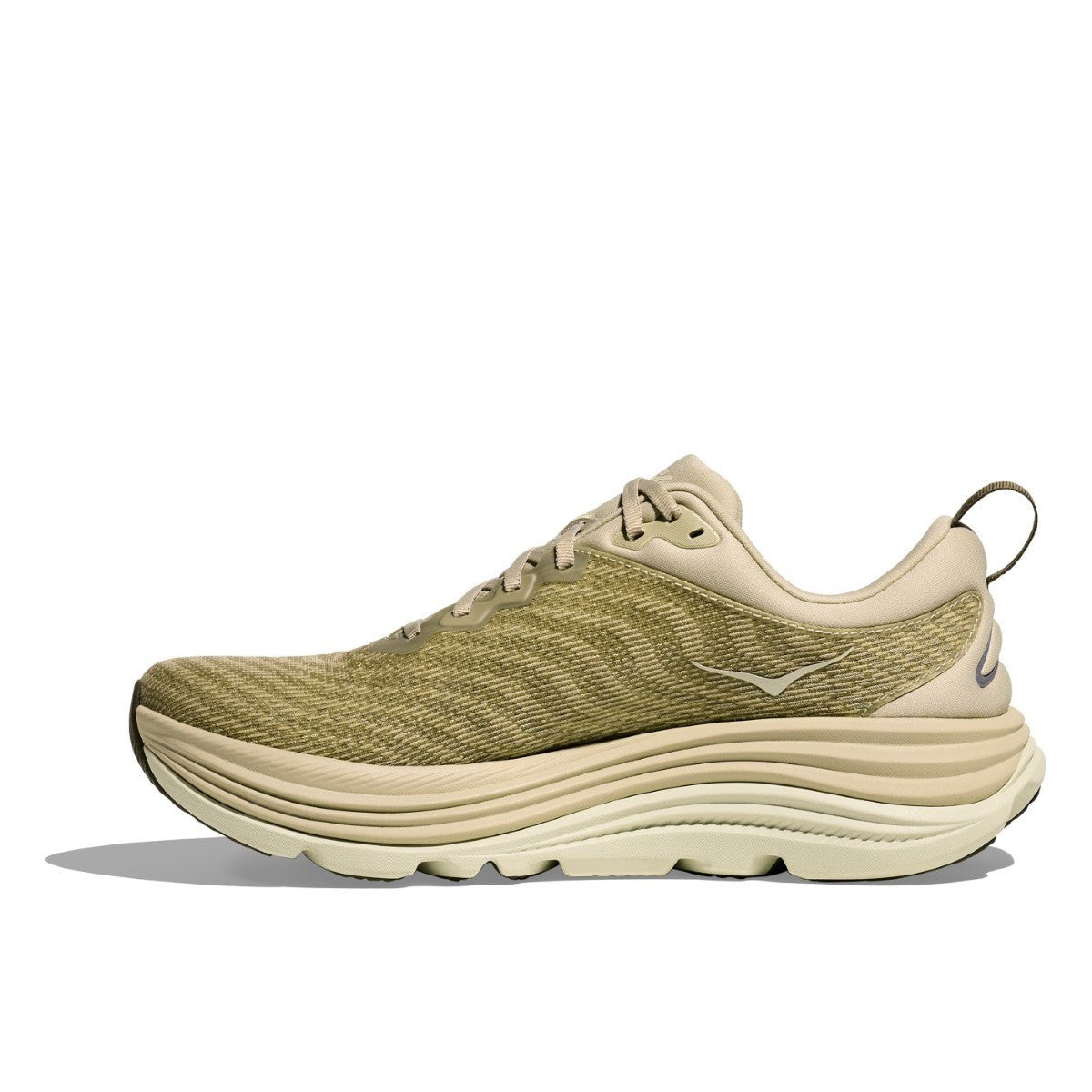 Hoka Gaviota 5 Running Shoe - Men's - Barley/Oat Milk/Bellwether Blue/Evening Sky/Black/Electric Cobalt/Black/White/Downpour/