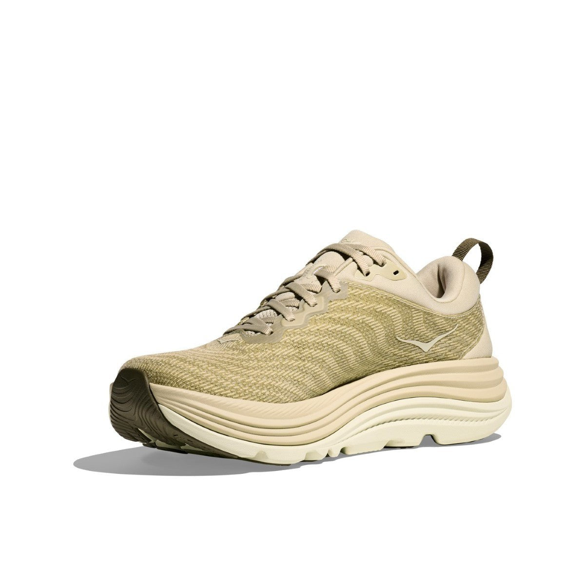 Hoka Gaviota 5 Running Shoe - Men's - Barley/Oat Milk/Bellwether Blue/Evening Sky/Black/Electric Cobalt/Black/White/Downpour/
