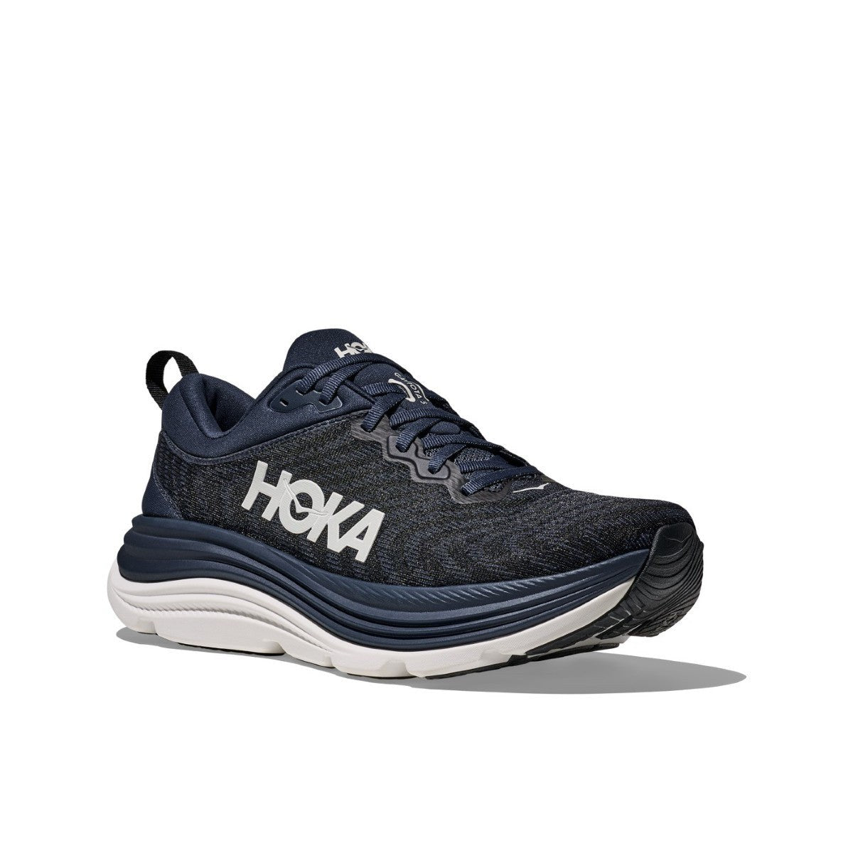 Hoka Gaviota 5 Running Shoe - Men's - Barley/Oat Milk/Bellwether Blue/Evening Sky/Black/Electric Cobalt/Black/White/Downpour/