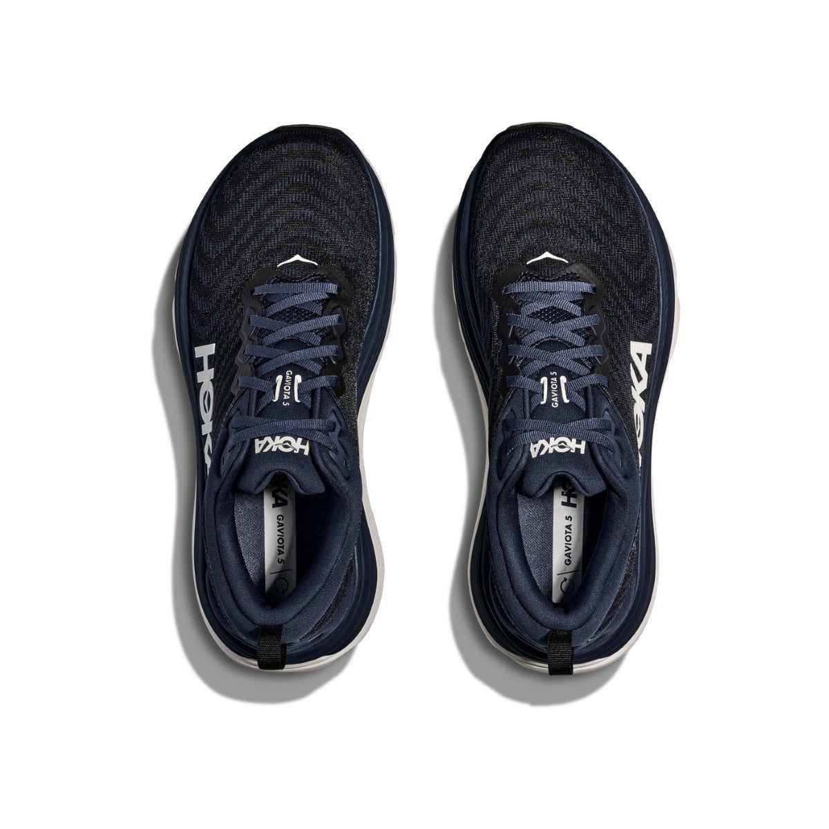 Hoka Gaviota 5 Running Shoe - Men's - Barley/Oat Milk/Bellwether Blue/Evening Sky/Black/Electric Cobalt/Black/White/Downpour/