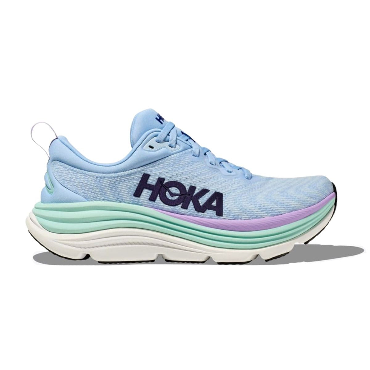Hoka Gaviota 5 Running Shoe ¨C Women's - Anchor/Grapefruit/Black/White/Sea Ice/Pink Twilight/Snow Melt/Cielo Blue/Alpine Blue