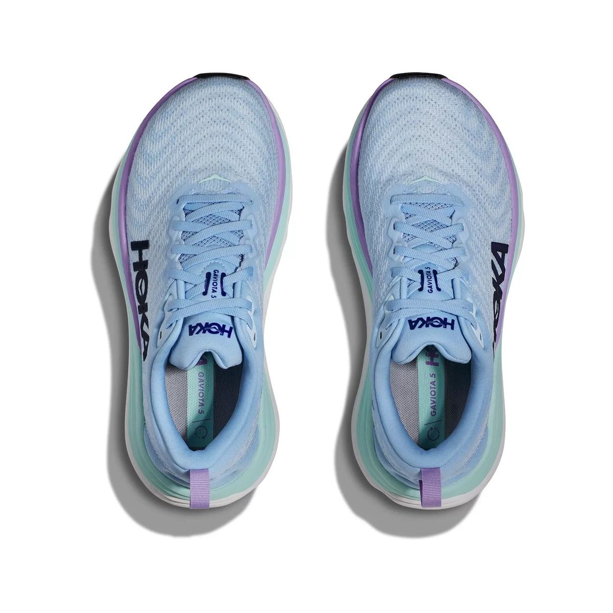 Hoka Gaviota 5 Running Shoe ¨C Women's - Anchor/Grapefruit/Black/White/Sea Ice/Pink Twilight/Snow Melt/Cielo Blue/Alpine Blue