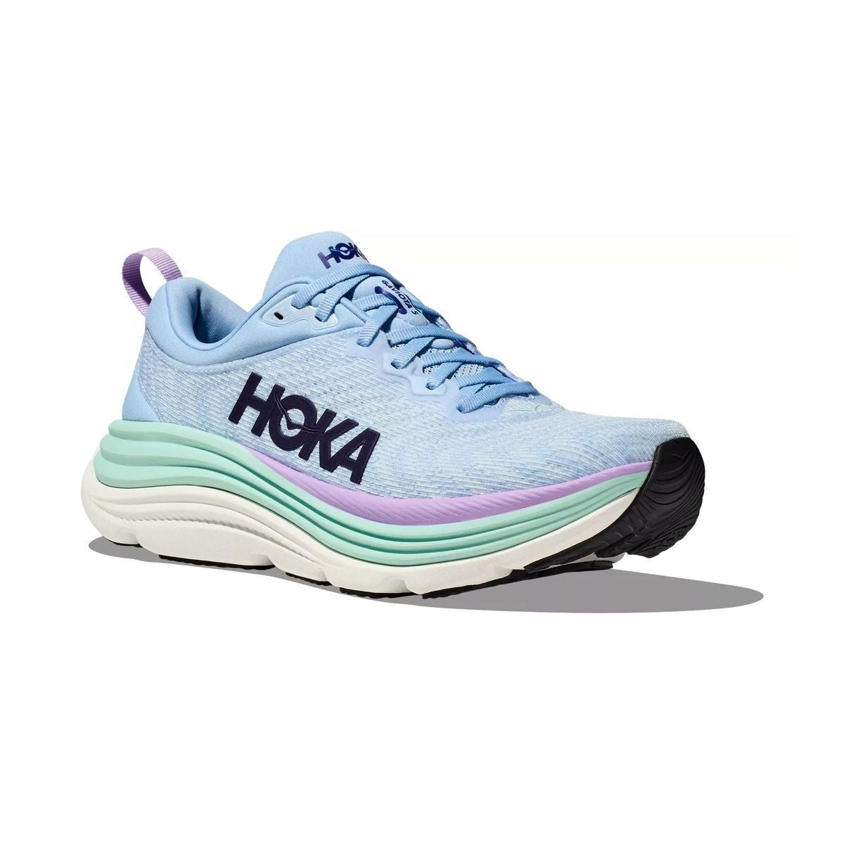 Hoka Gaviota 5 Running Shoe ¨C Women's - Anchor/Grapefruit/Black/White/Sea Ice/Pink Twilight/Snow Melt/Cielo Blue/Alpine Blue