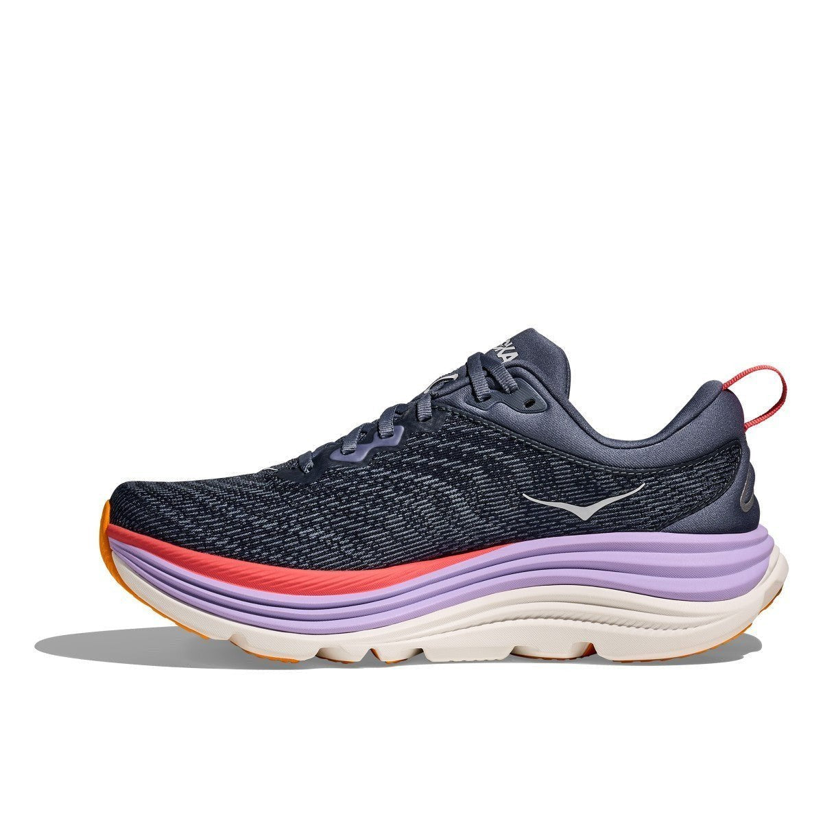 Hoka Gaviota 5 Running Shoe ¨C Women's - Anchor/Grapefruit/Black/White/Sea Ice/Pink Twilight/Snow Melt/Cielo Blue/Alpine Blue
