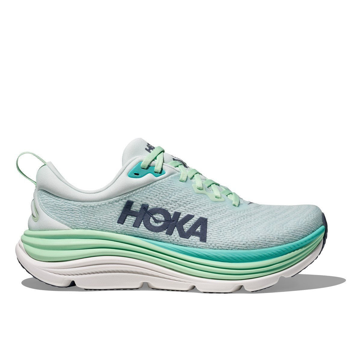 Hoka Gaviota 5 Running Shoe ¨C Women's - Anchor/Grapefruit/Black/White/Sea Ice/Pink Twilight/Snow Melt/Cielo Blue/Alpine Blue