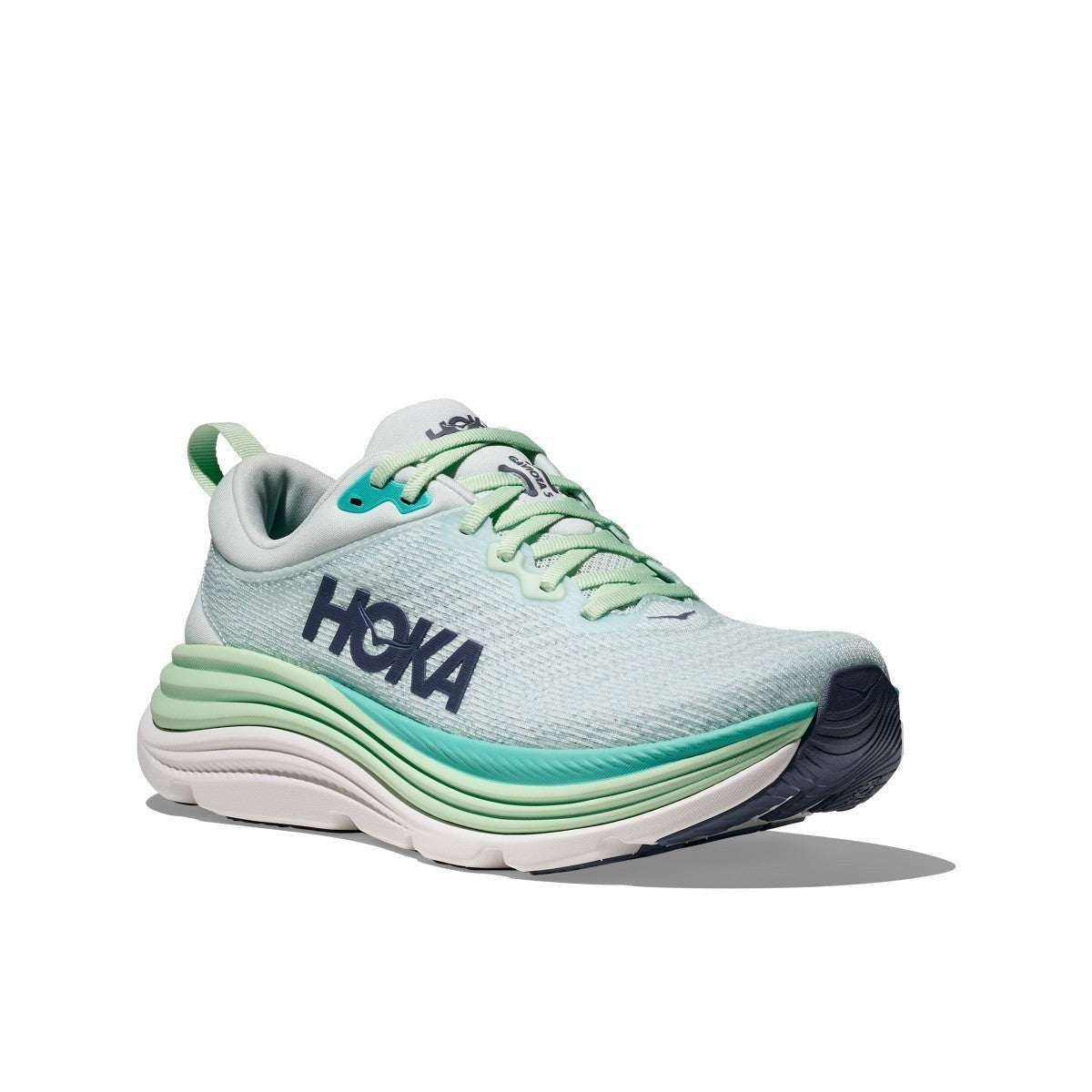Hoka Gaviota 5 Running Shoe ¨C Women's - Anchor/Grapefruit/Black/White/Sea Ice/Pink Twilight/Snow Melt/Cielo Blue/Alpine Blue