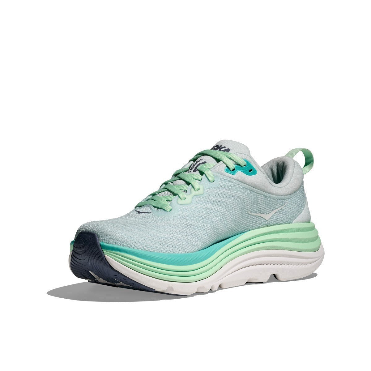 Hoka Gaviota 5 Running Shoe ¨C Women's - Anchor/Grapefruit/Black/White/Sea Ice/Pink Twilight/Snow Melt/Cielo Blue/Alpine Blue