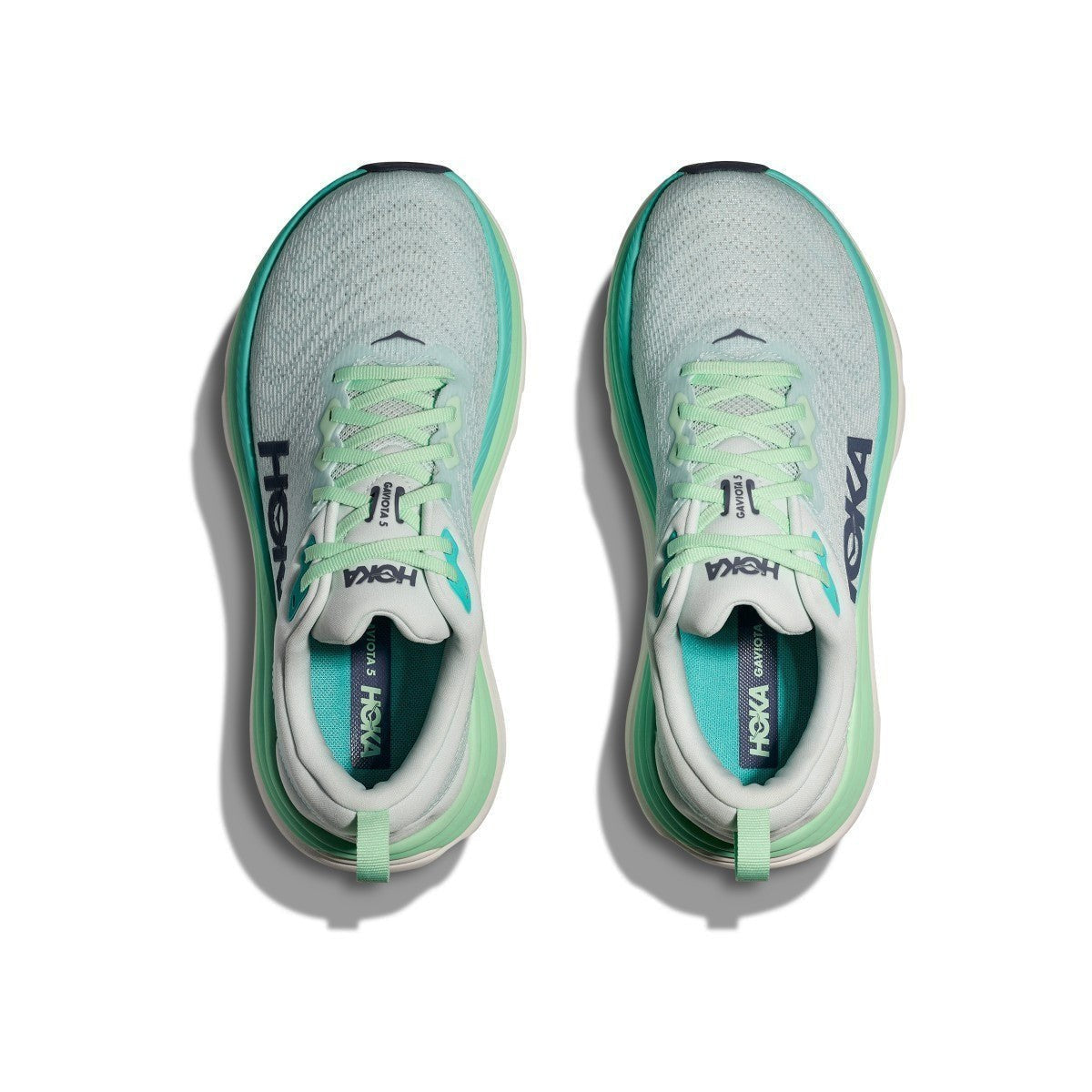 Hoka Gaviota 5 Running Shoe ¨C Women's - Anchor/Grapefruit/Black/White/Sea Ice/Pink Twilight/Snow Melt/Cielo Blue/Alpine Blue