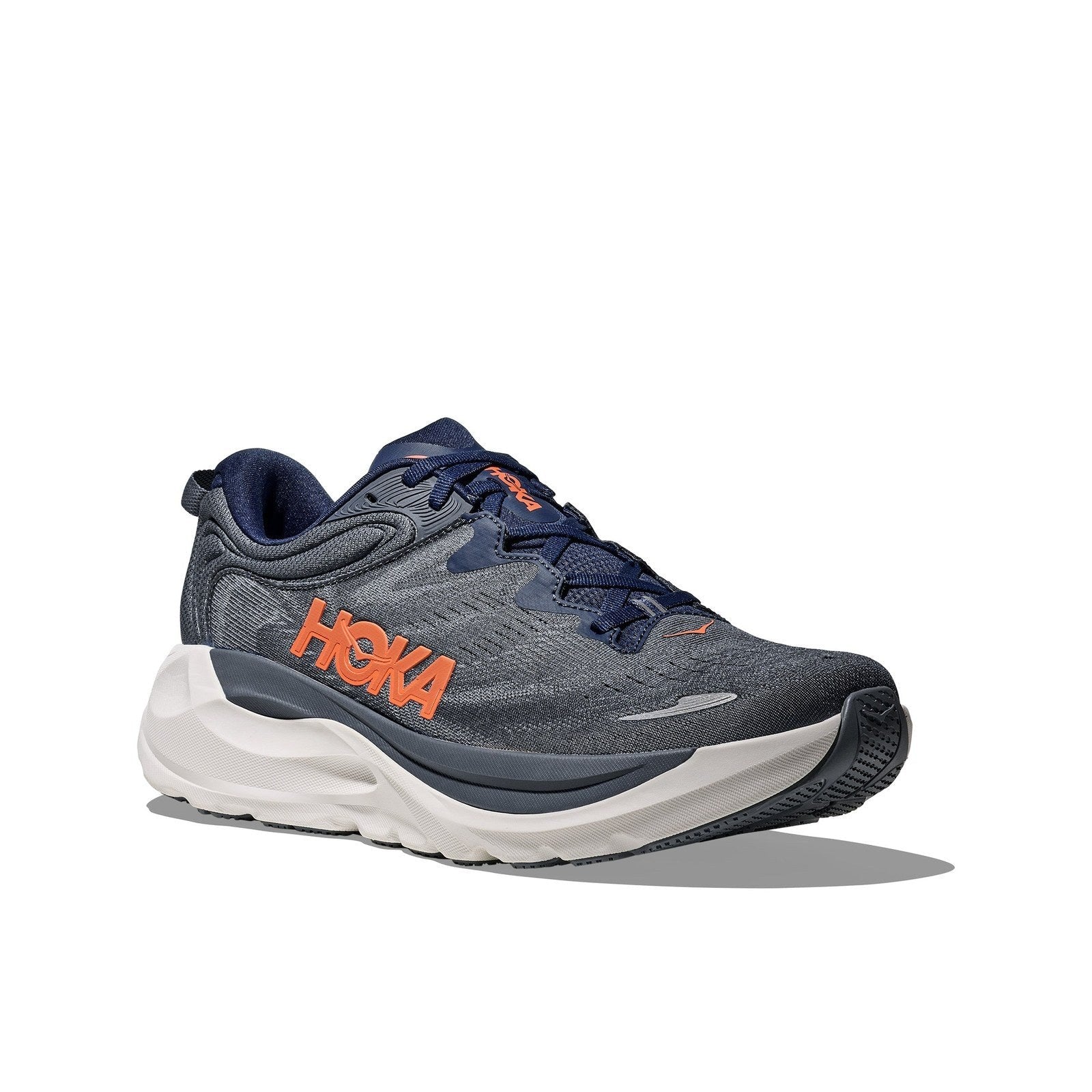Hoka Gaviota 6 Running Shoe ¨C Men's - Midnight Blue/Faded Navy/Stellar Grey/Stardust/Black/White - 14