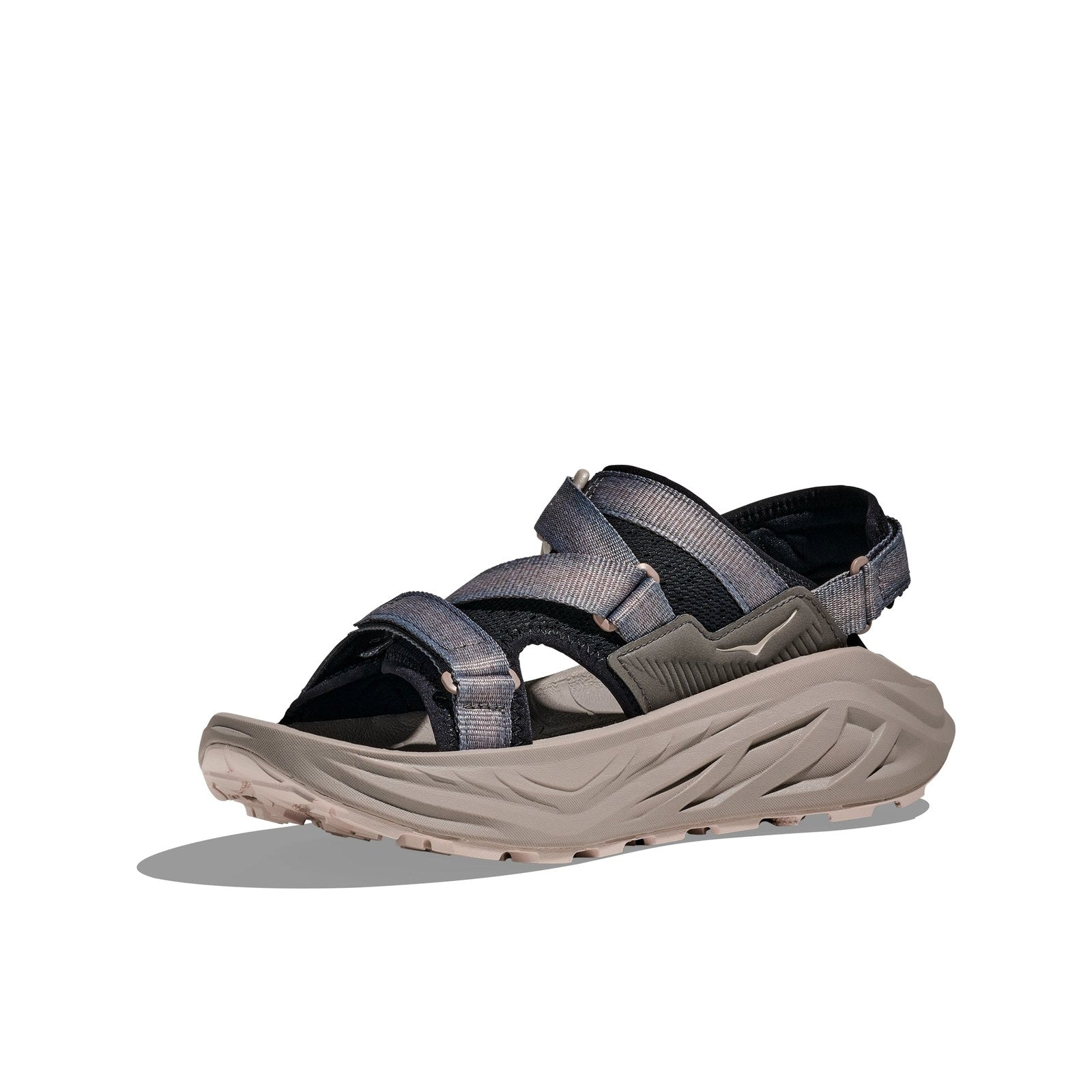 Hoka Infini Hike TC Hiking Sandal ¨C Men's - Black/Cement - 7