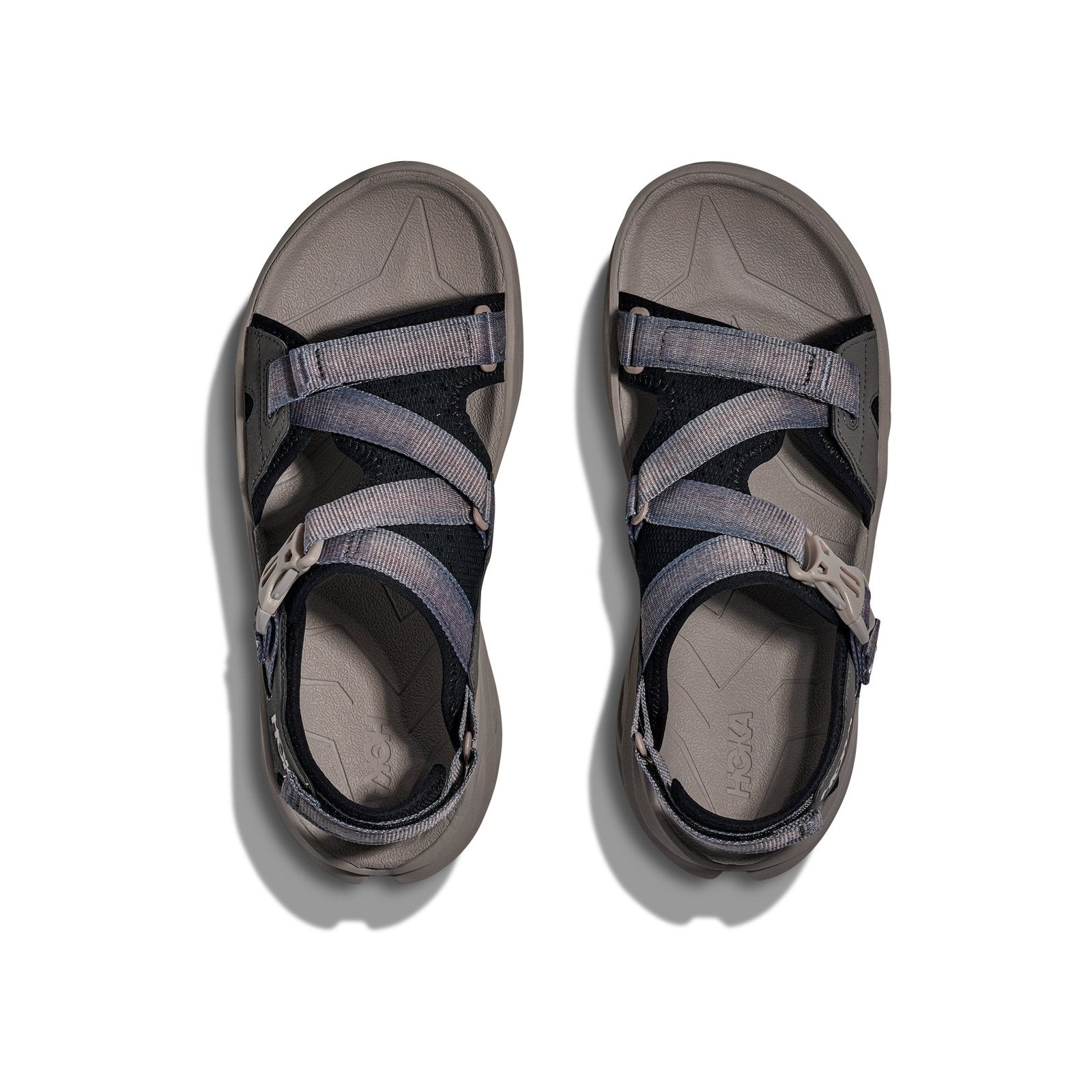 Hoka Infini Hike TC Hiking Sandal ¨C Men's - Black/Cement - 3