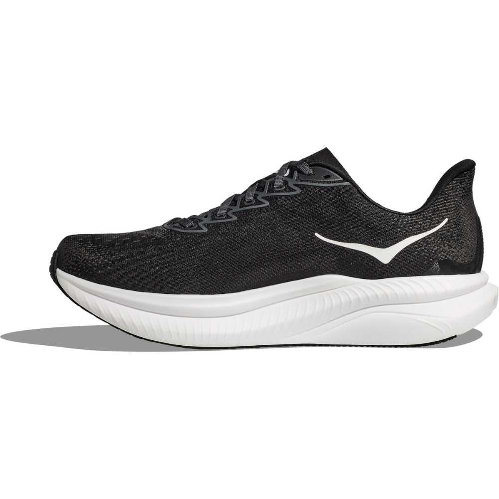 Hoka Mach 6 Running Shoe ¨C Men's - Black/White/Clear Sea/Sea Water/Frost/Starlight Glow/White/Nimbus Cloud/White/Skyward Blu