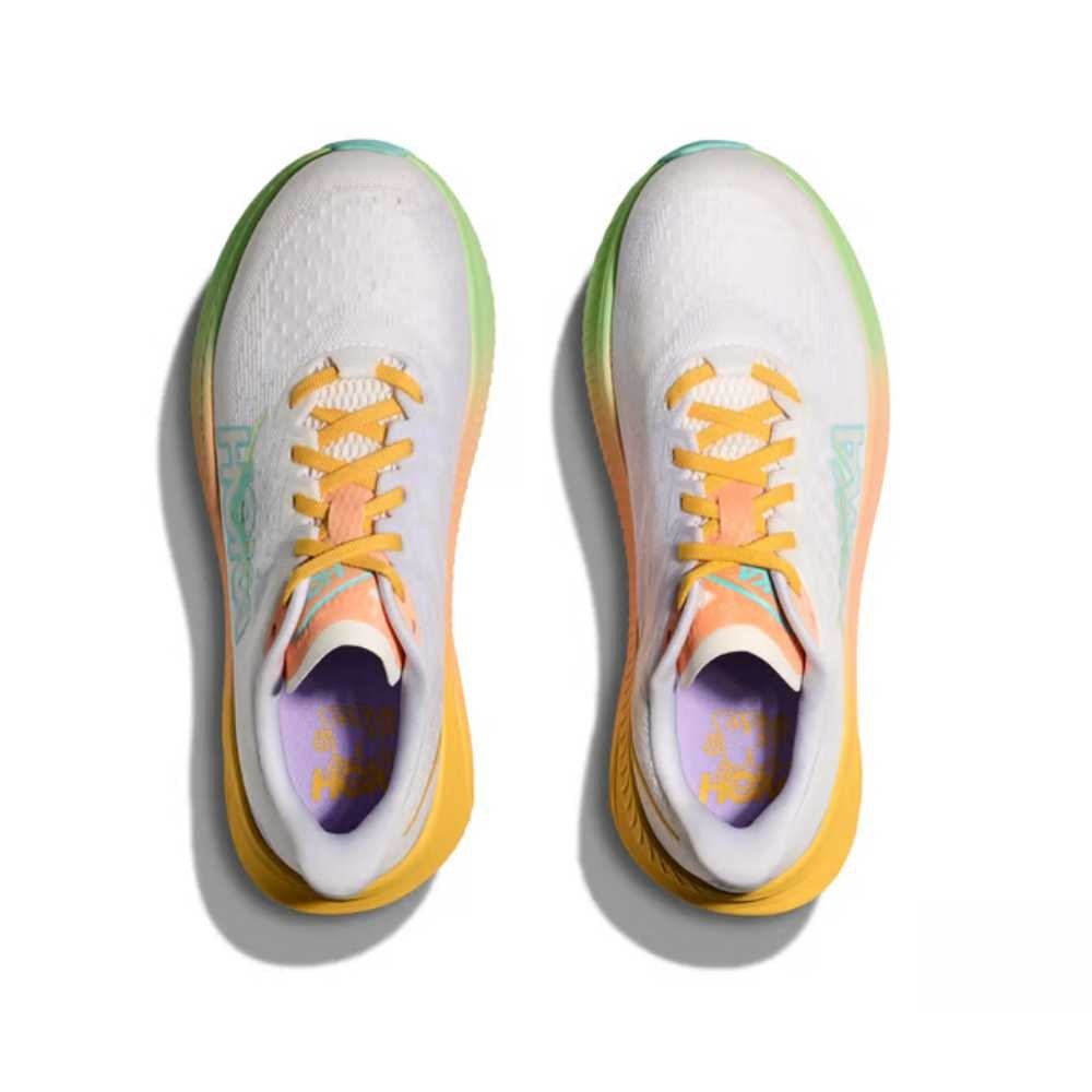 Hoka Mach 6 Running Shoe ¨C Men's - Black/White/Clear Sea/Sea Water/Frost/Starlight Glow/White/Nimbus Cloud/White/Skyward Blu