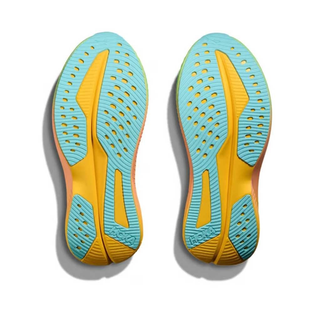 Hoka Mach 6 Running Shoe ¨C Men's - Black/White/Clear Sea/Sea Water/Frost/Starlight Glow/White/Nimbus Cloud/White/Skyward Blu