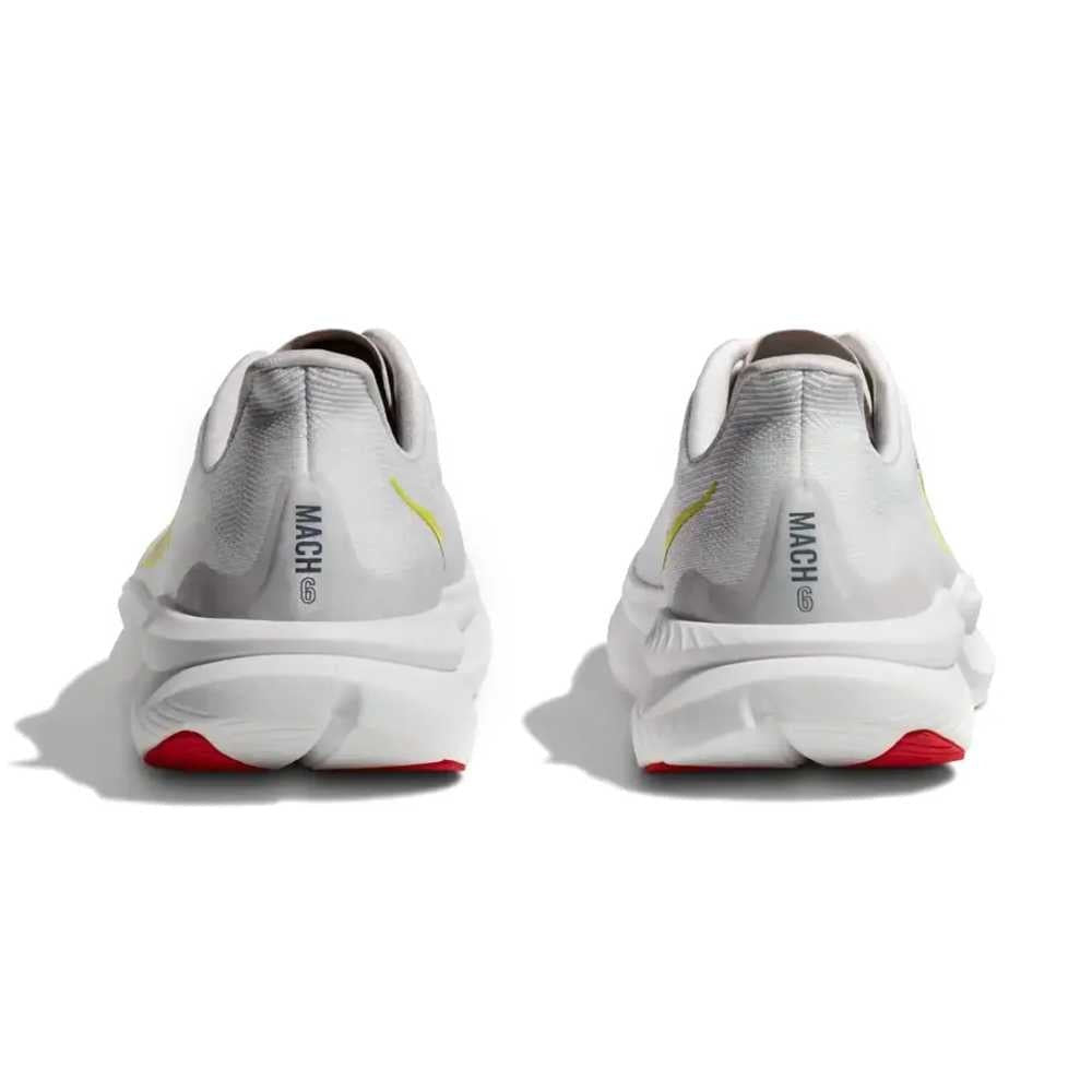 Hoka Mach 6 Running Shoe ¨C Men's - Black/White/Clear Sea/Sea Water/Frost/Starlight Glow/White/Nimbus Cloud/White/Skyward Blu